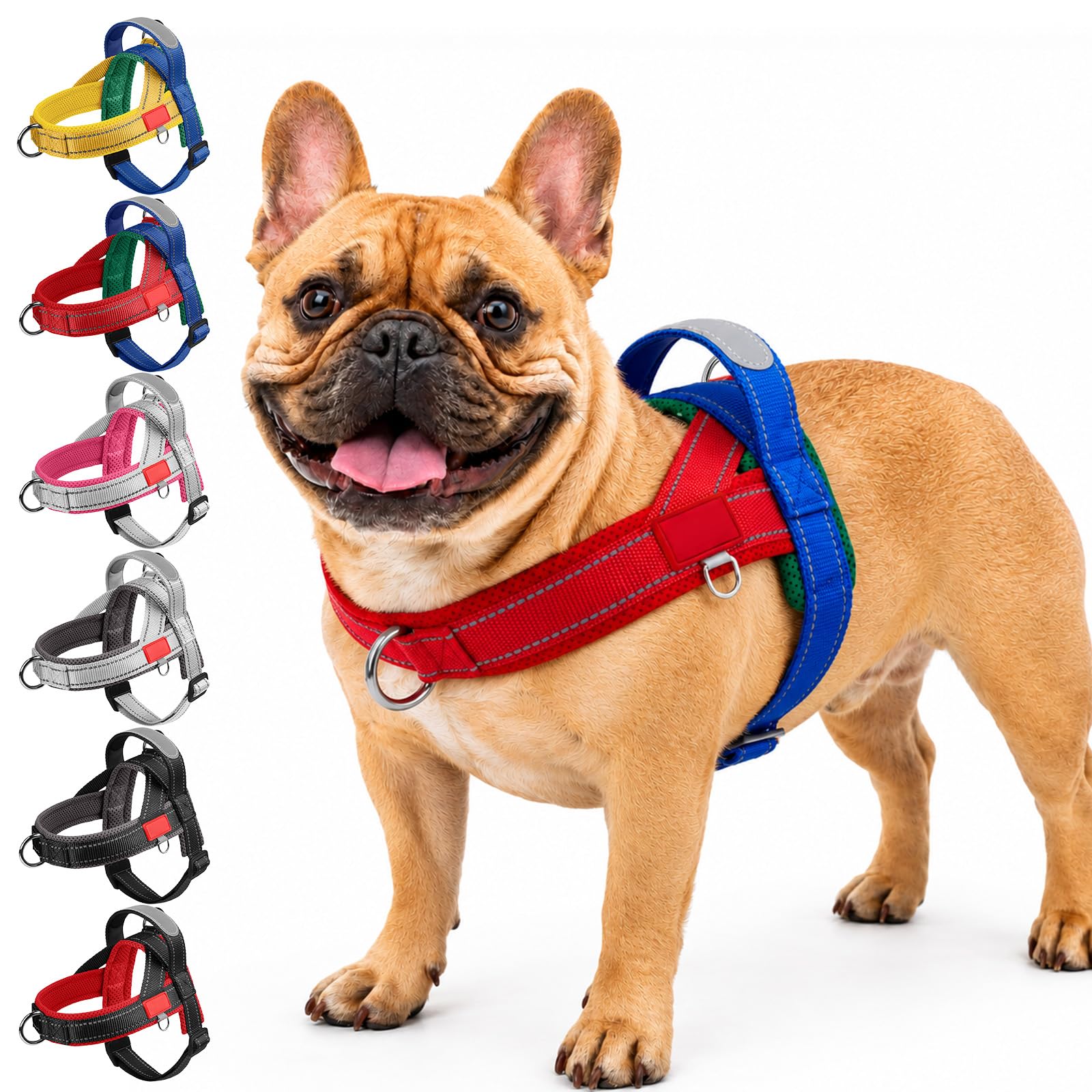 Ledeak No Pull Front Clip Harness with Handle for Small Medium Dogs Puppy — image 1