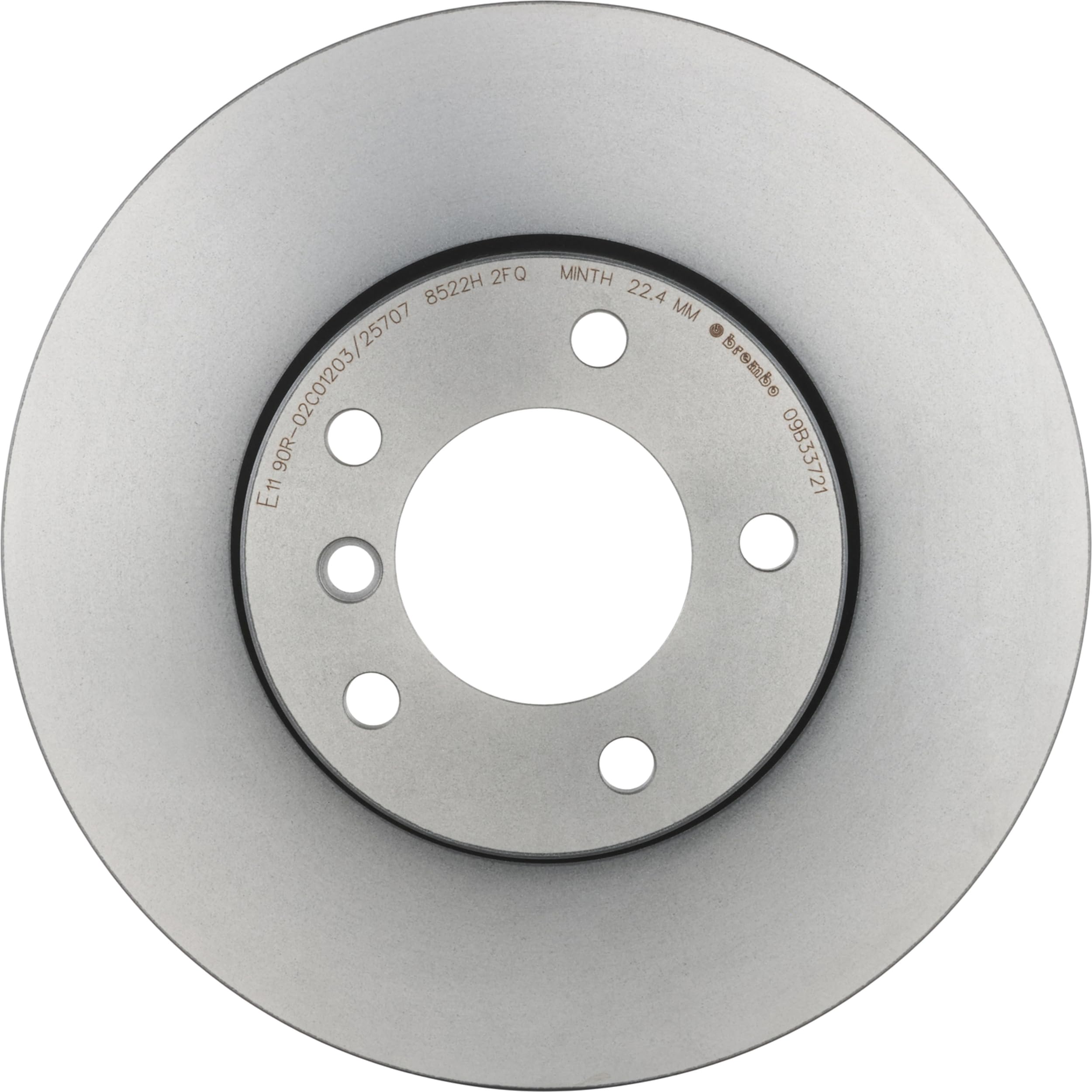 Brembo 09.B337.21 - Disco Freno con Verniciatura UV (Set di 1) - Anteriore