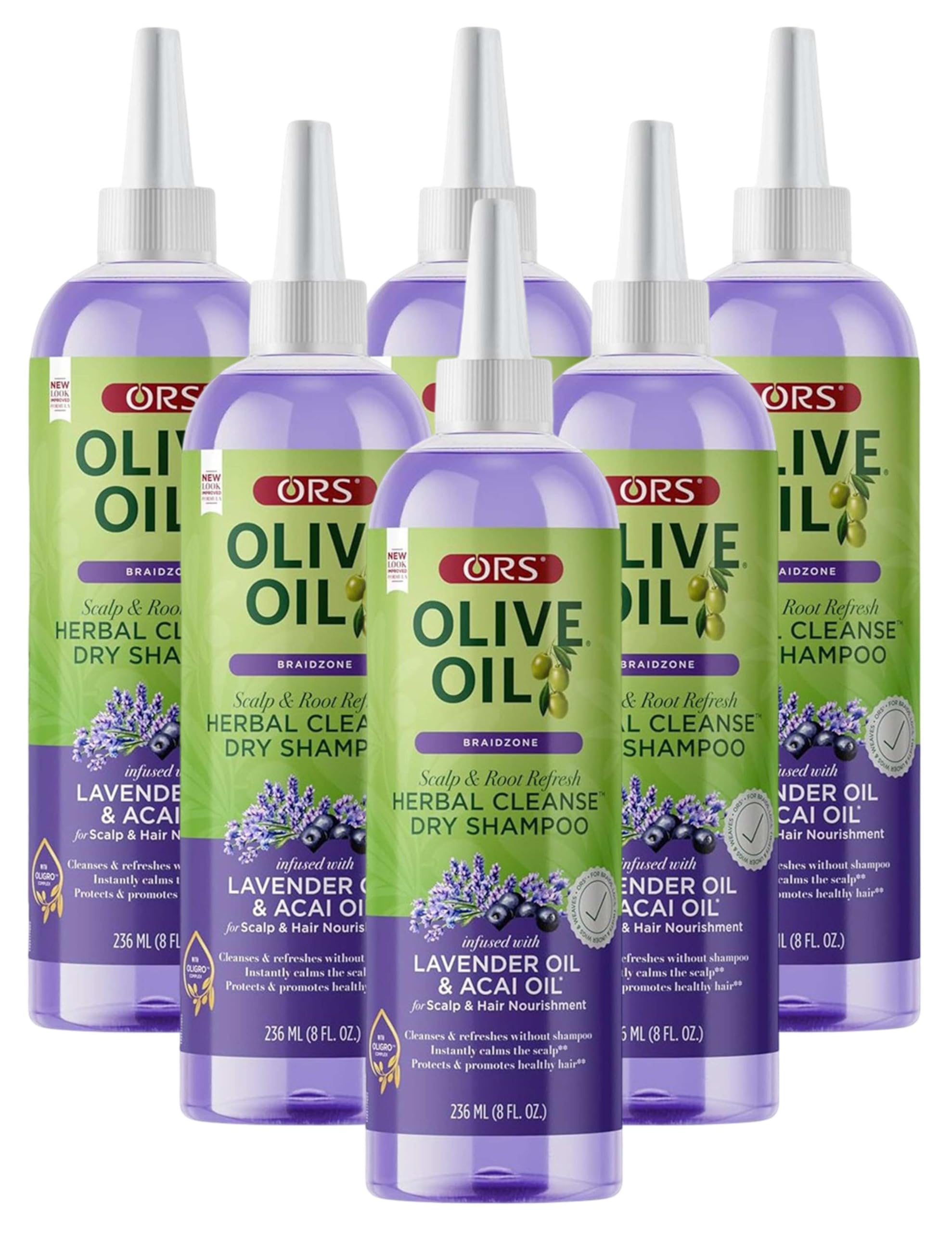 Amazon.com : ORS Olive Oil Braidzone Herbal Cleanse Dry Shampoo