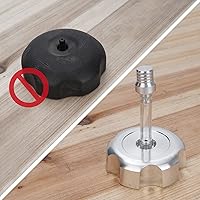 Vista 3 de Tapa de combustible CNC de billete con tubo de ventilación anti-fuga para 50cc 70cc 90cc 110cc 125cc Coolster TaoTao Kazuma Sunl JCL Roketa ATV Quad