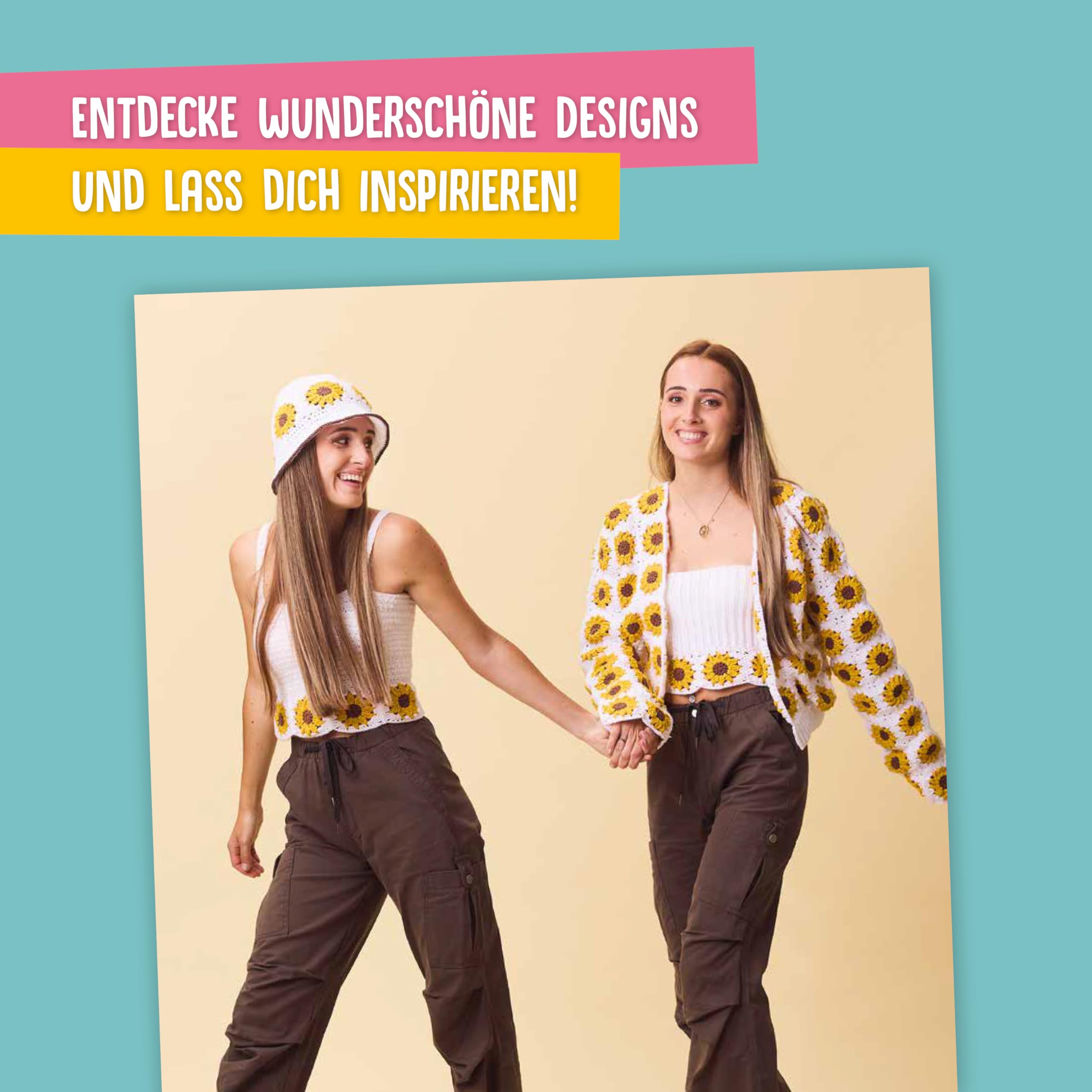 Häkeln lernen mit den @lesotwins: Zusammen mit Leonie & Sophie kannst auch DU häkeln!