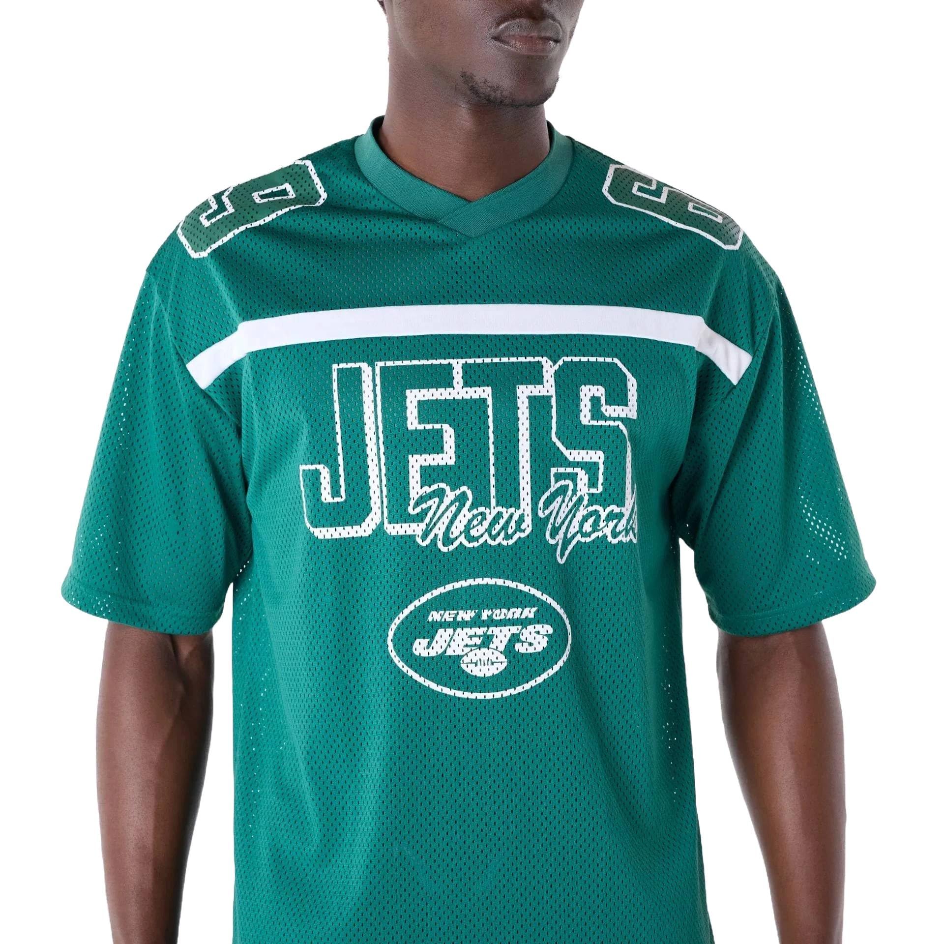 New Era New York Jets NFL Mesh Jersey T-Shirt męski zielony