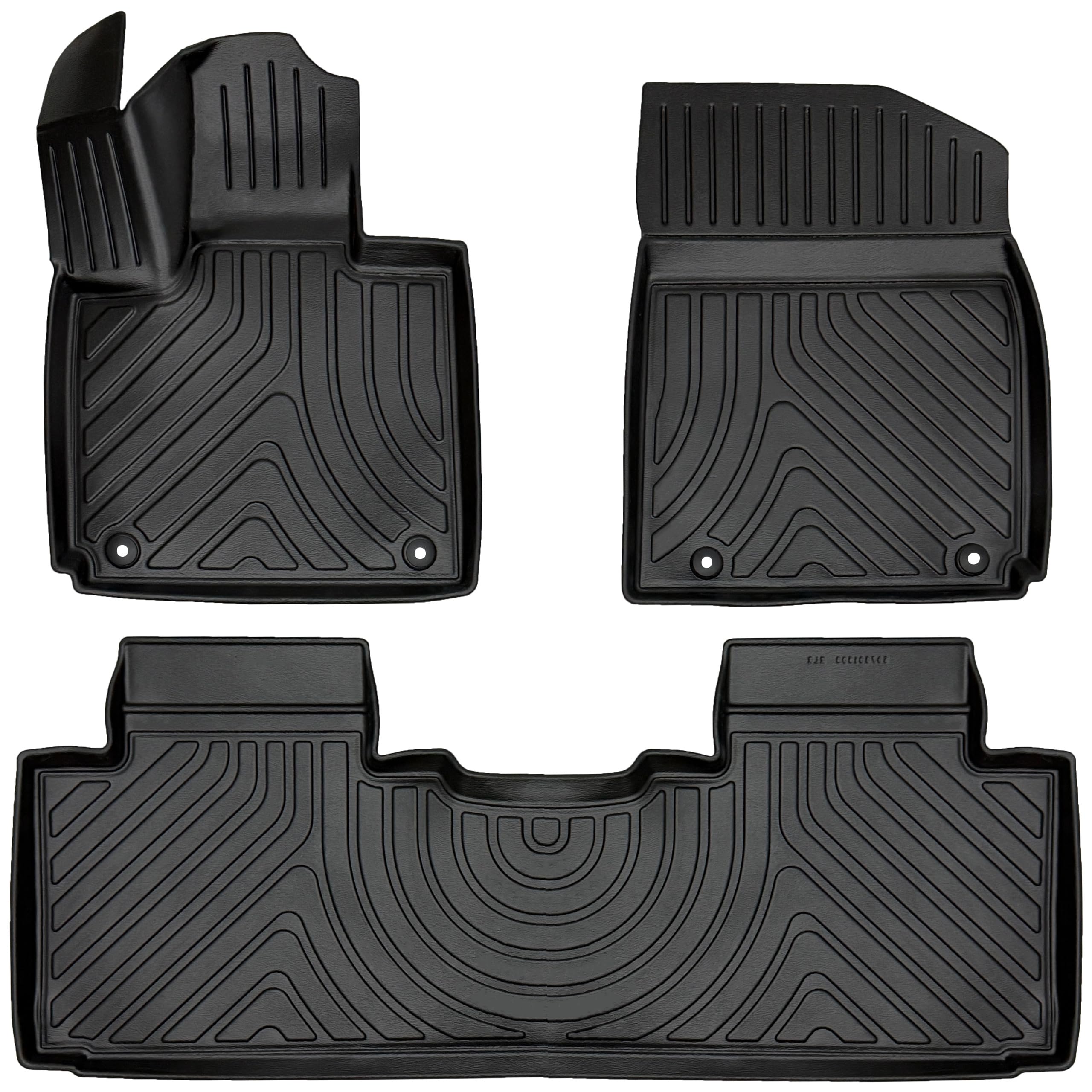 Gummimatten 3D passend für XPENG G9 (ab 2023) SUV | Gummimatte | Auto Fußmatten Gummi | rutschfeste Antirutschmatte | Fussmatten Auto | Auto Fußmatte