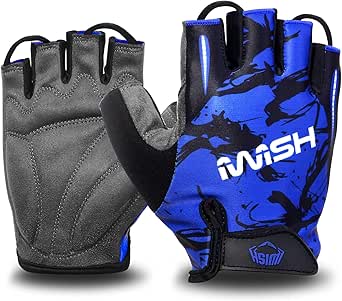 iwish Halb-Finger-Handschuhe für Kinder, dünn, Outdoor, Sport-Handschuhe, Fahrrad-Handschuhe für Kinder