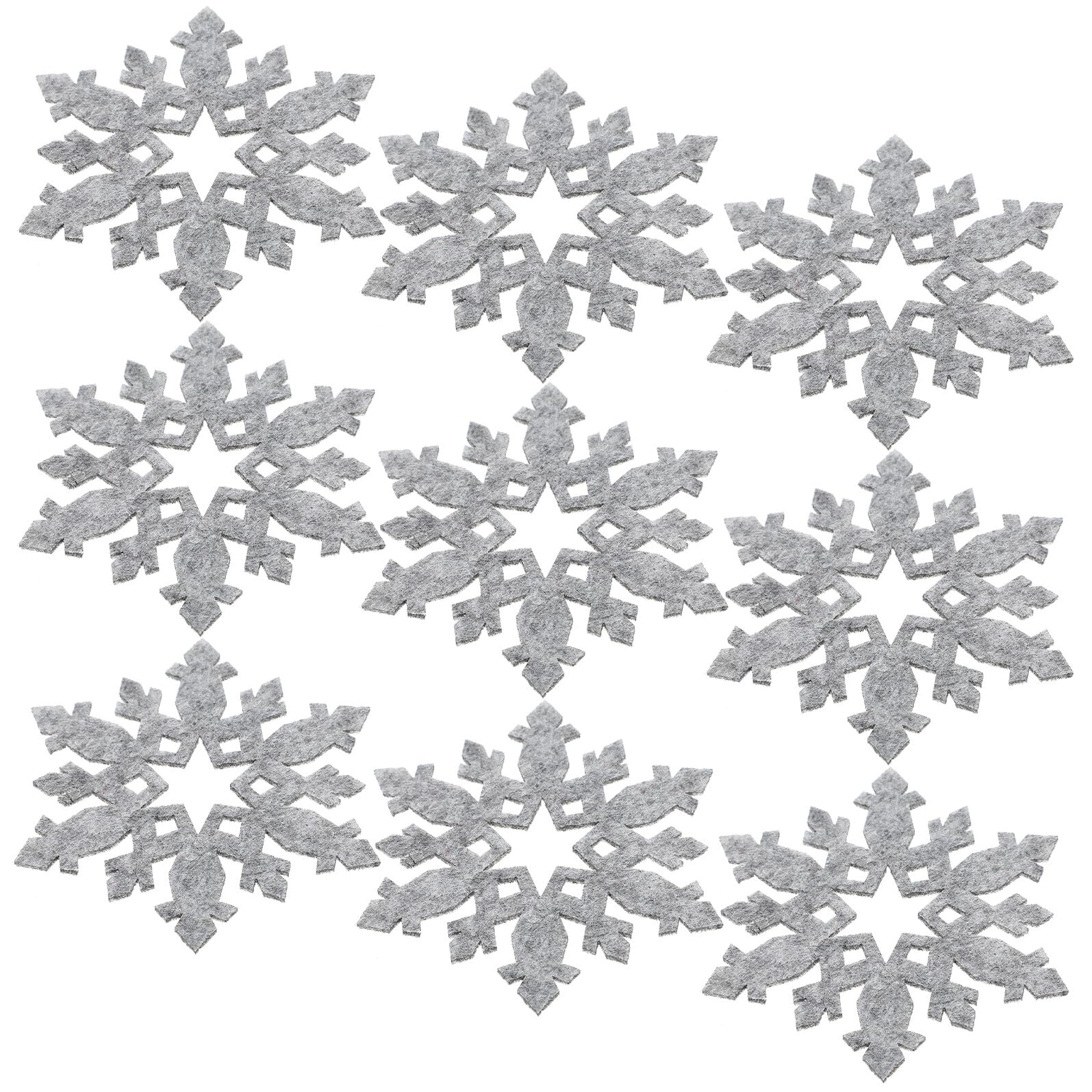 Set de table de Noël 12 pièces flocons de neige isolants haute qualité