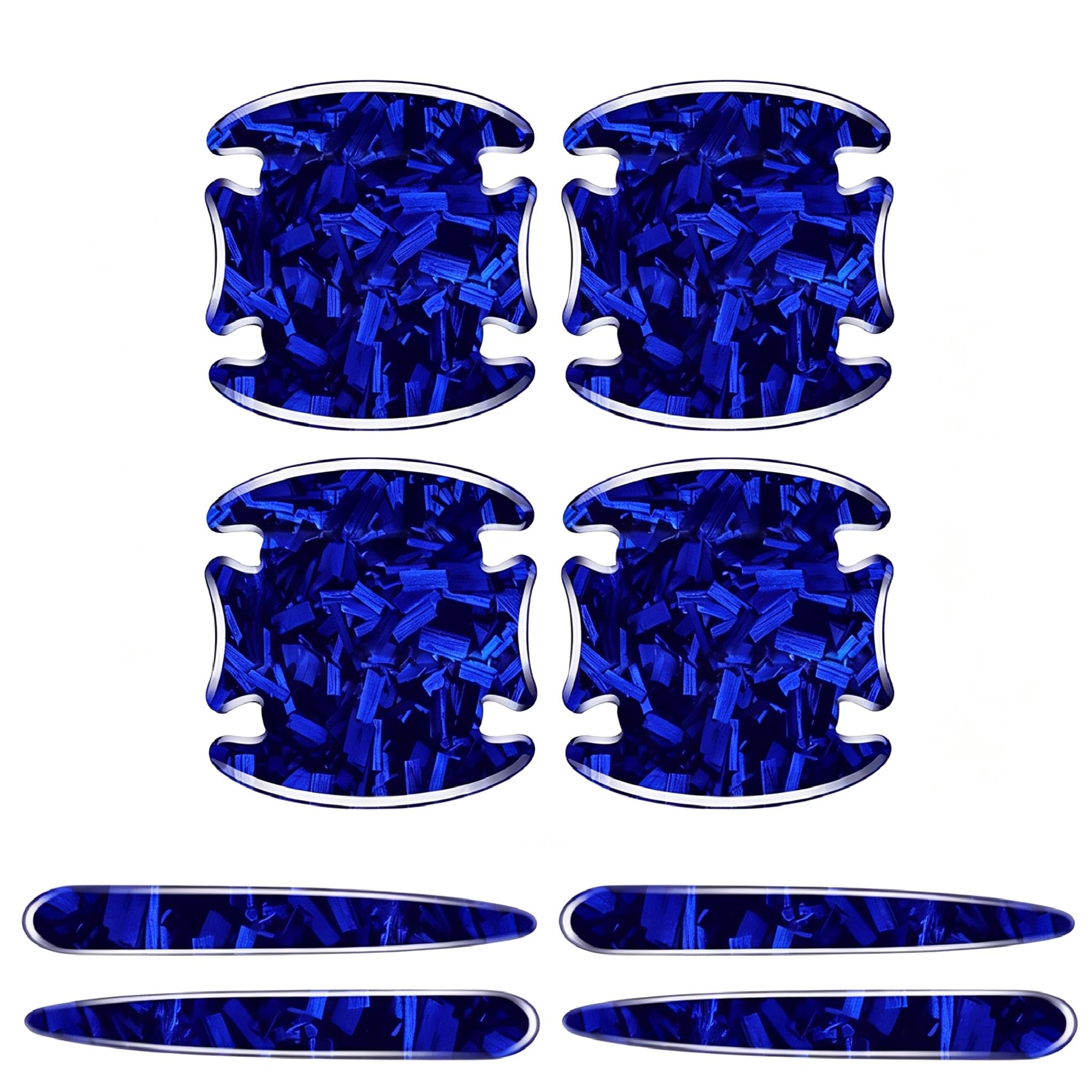 Car Door Handle Protective Stickers for BENZ E Class W210 1996-2003 .