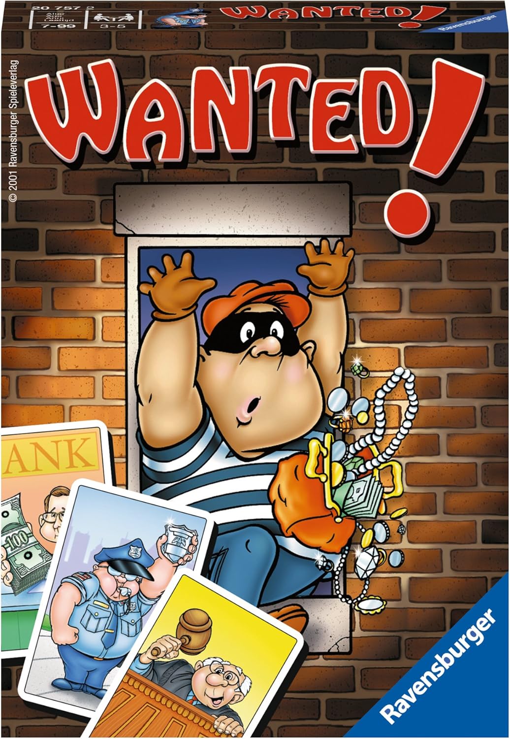 Ravensburger Wanted! Card Game for Age 7 & Up Fast & Fun