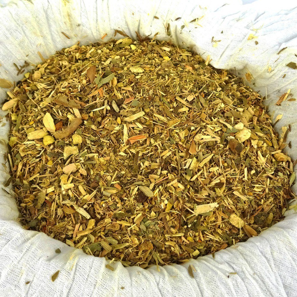 20 x Pindas herbales tailandés 200g / bolsas para los masajes ayurvédico - hierbas de tailndés - MyThaiMassage - ingredientes 100% naturales