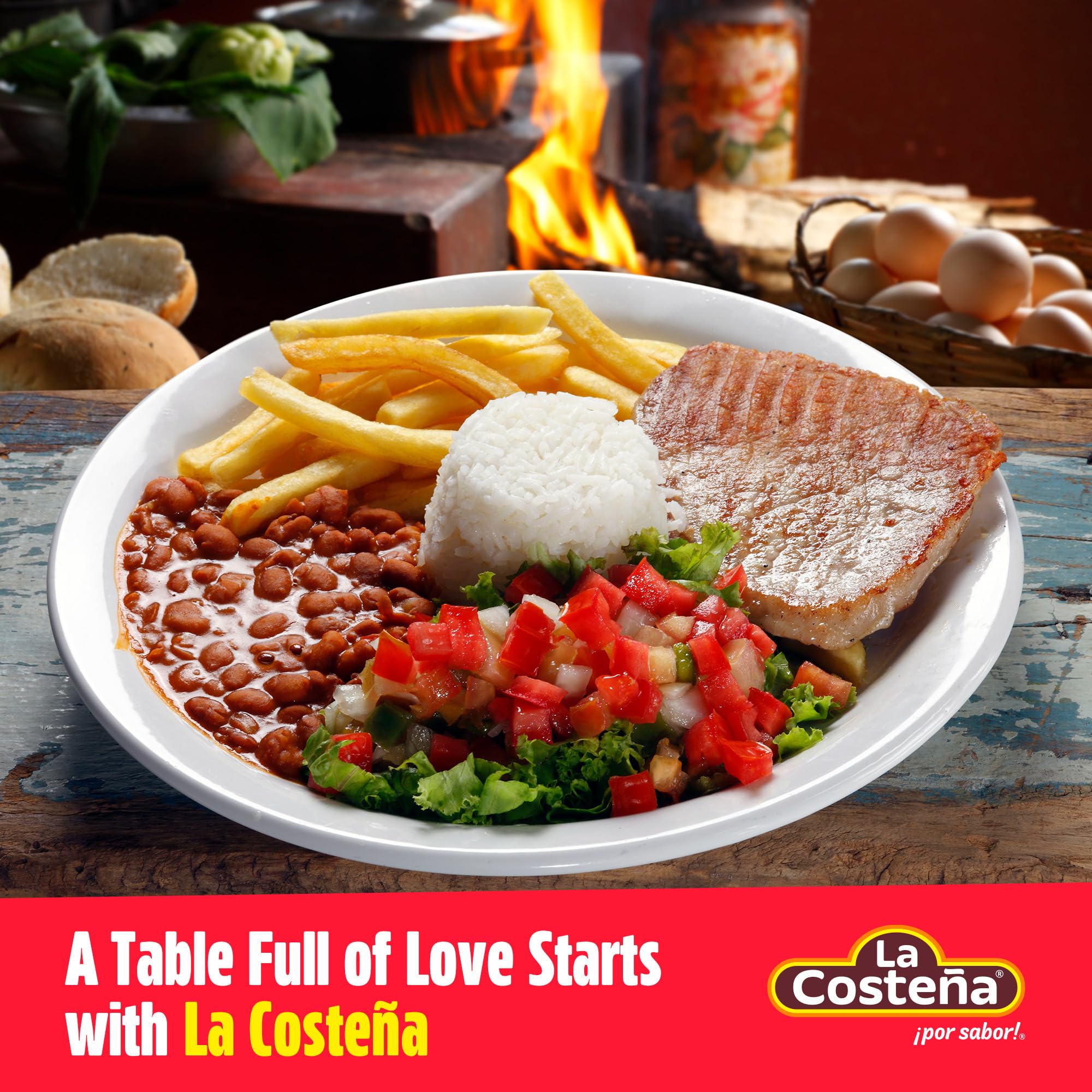 La Costena Whole Pinto Beans, 14.1 Ounce (Pack of 12)