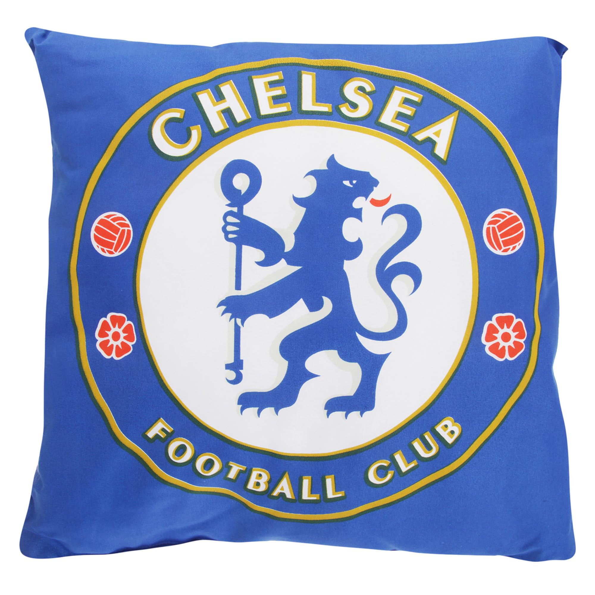 Chelsea FC Childrens/Kids Official Filled Football Crest Cushion (One Size) (Blue)