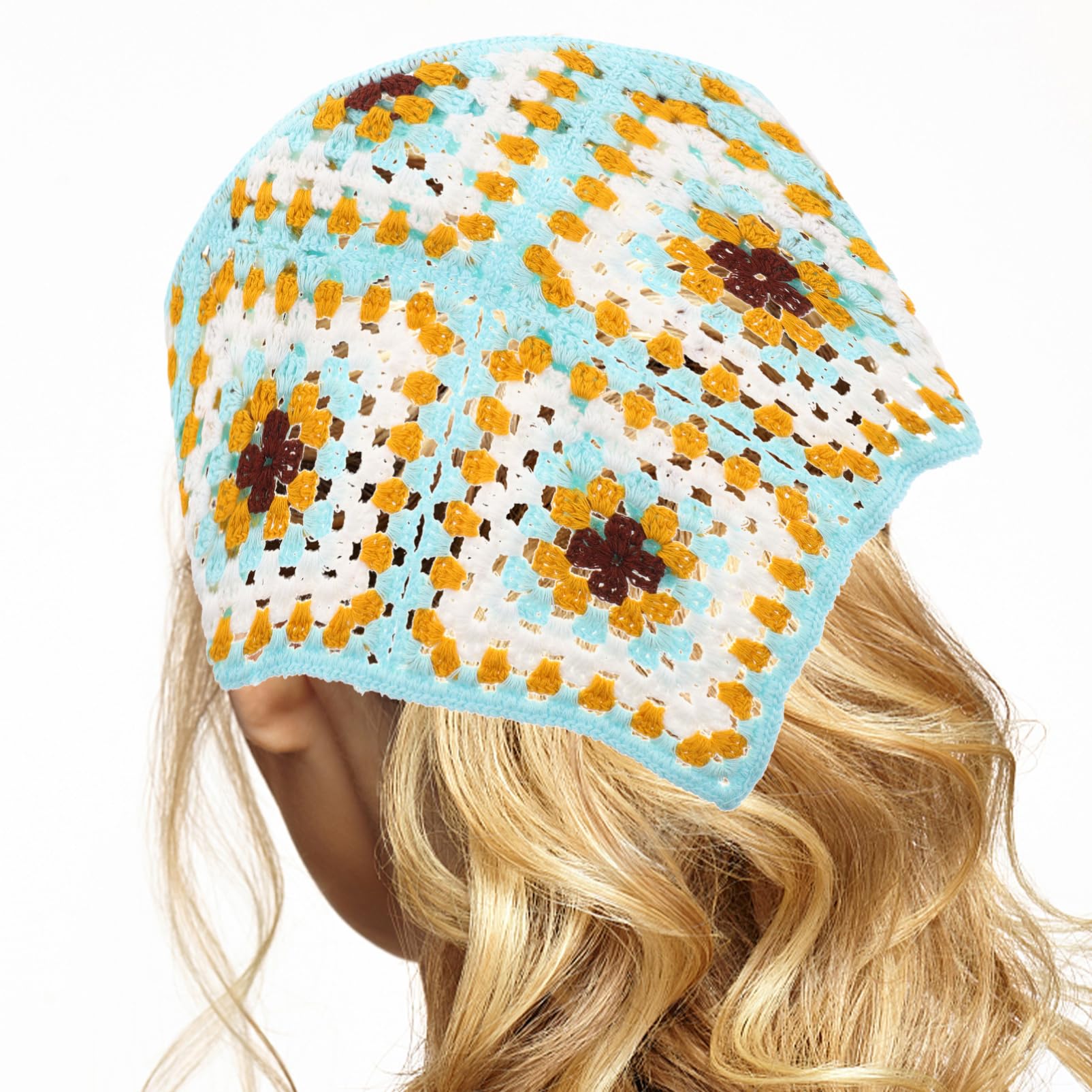minkissy 2 Pezzi Fascia Triangolare Elastici Per Per Le Donne Fasce Per Donna Turbanti Per Per Le Donne Accessori Donna Anni '70 Accessori Anni '70 Abiti