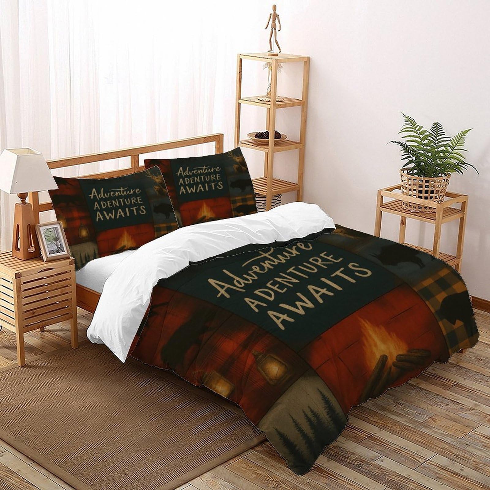 Housse de couette avec fermeture éclair fini la couette qui glisse la nuit