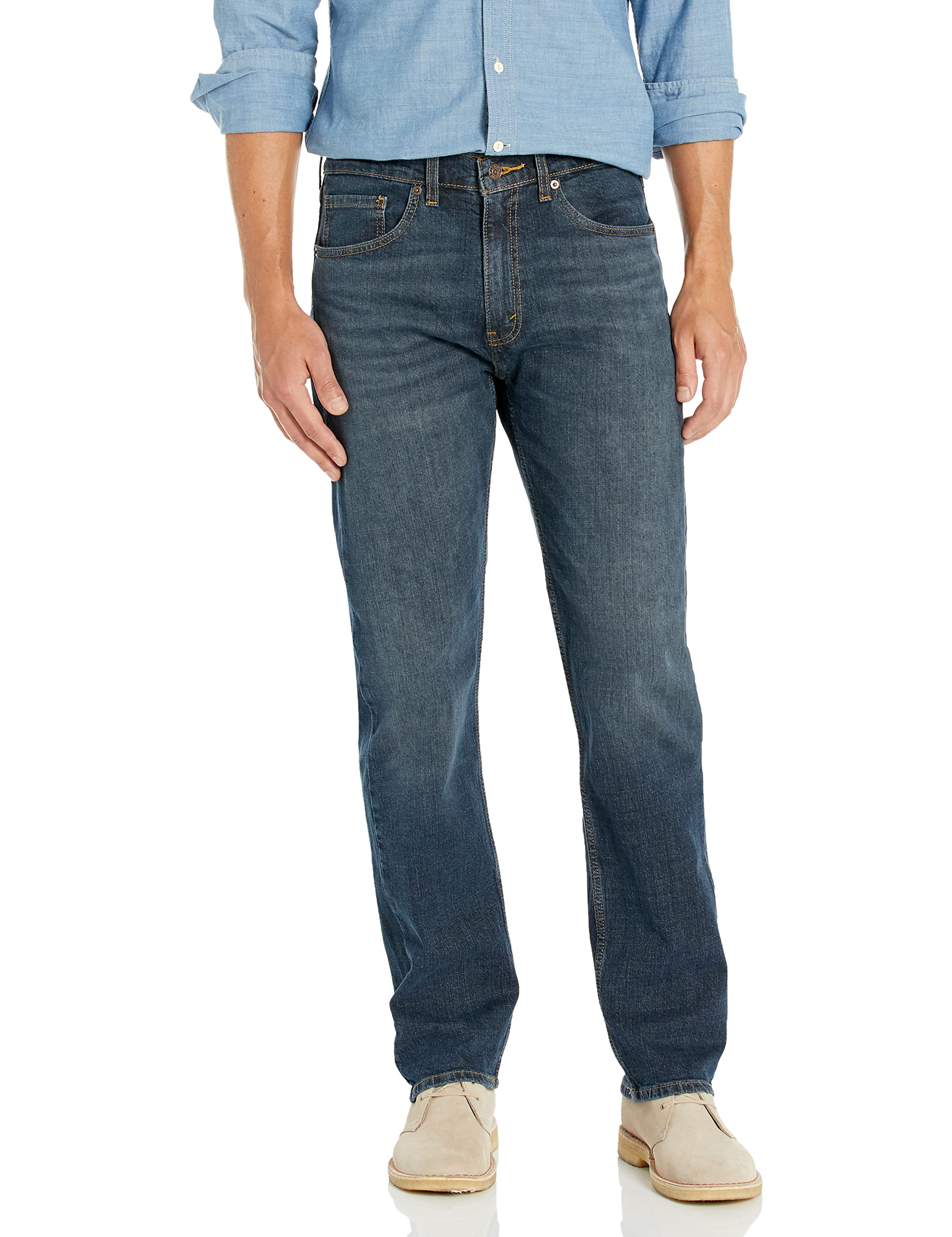 Signature by Levi Strauss & Co. Gold LabelMen's Regular Fit Flex Jeans (Available in Big & Tall)