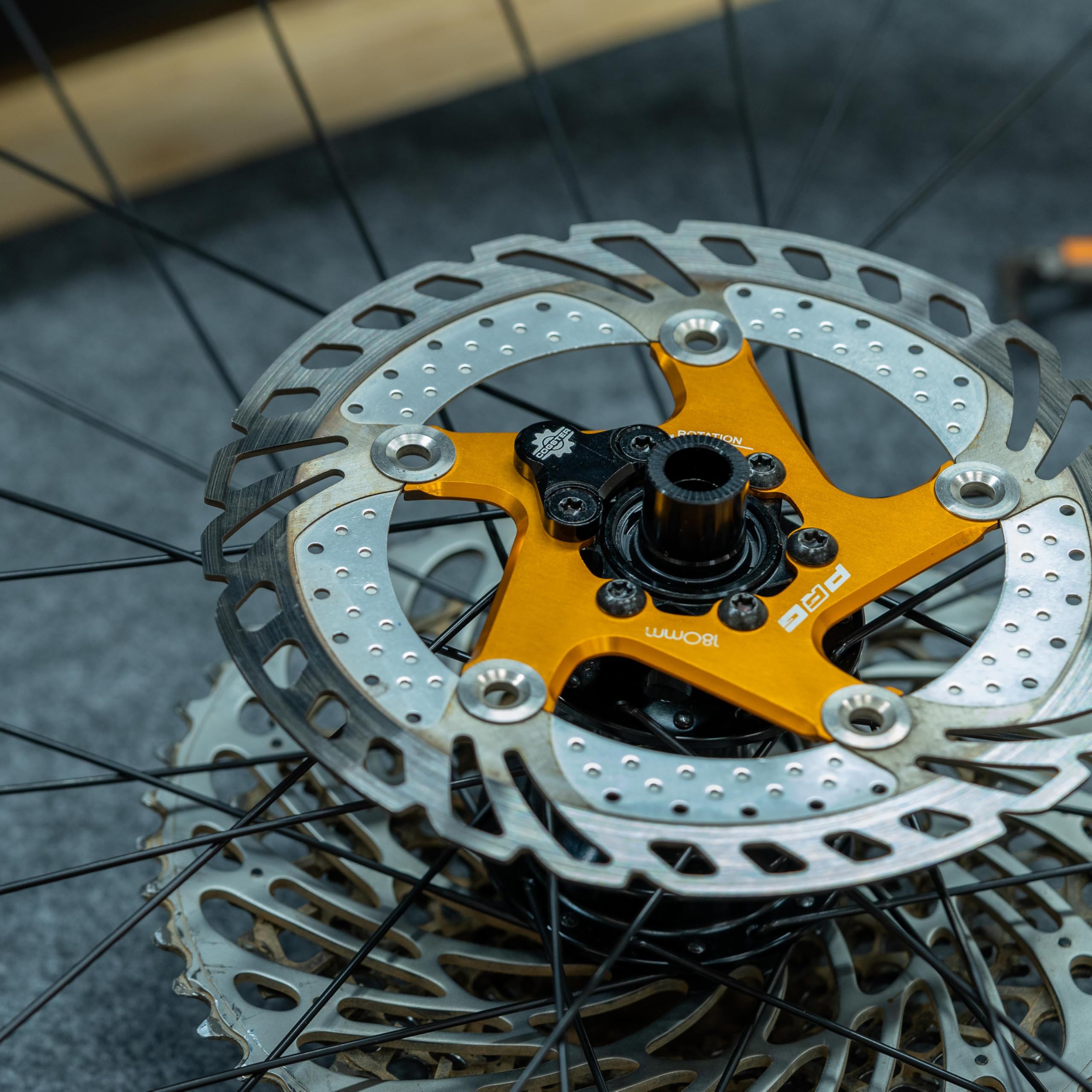 Cogster E-Bike Magnet Speed Sensor for 6-Bolt Rotors – Precision Speed Measurement Sensor for Electric Bikes (R24, Black)