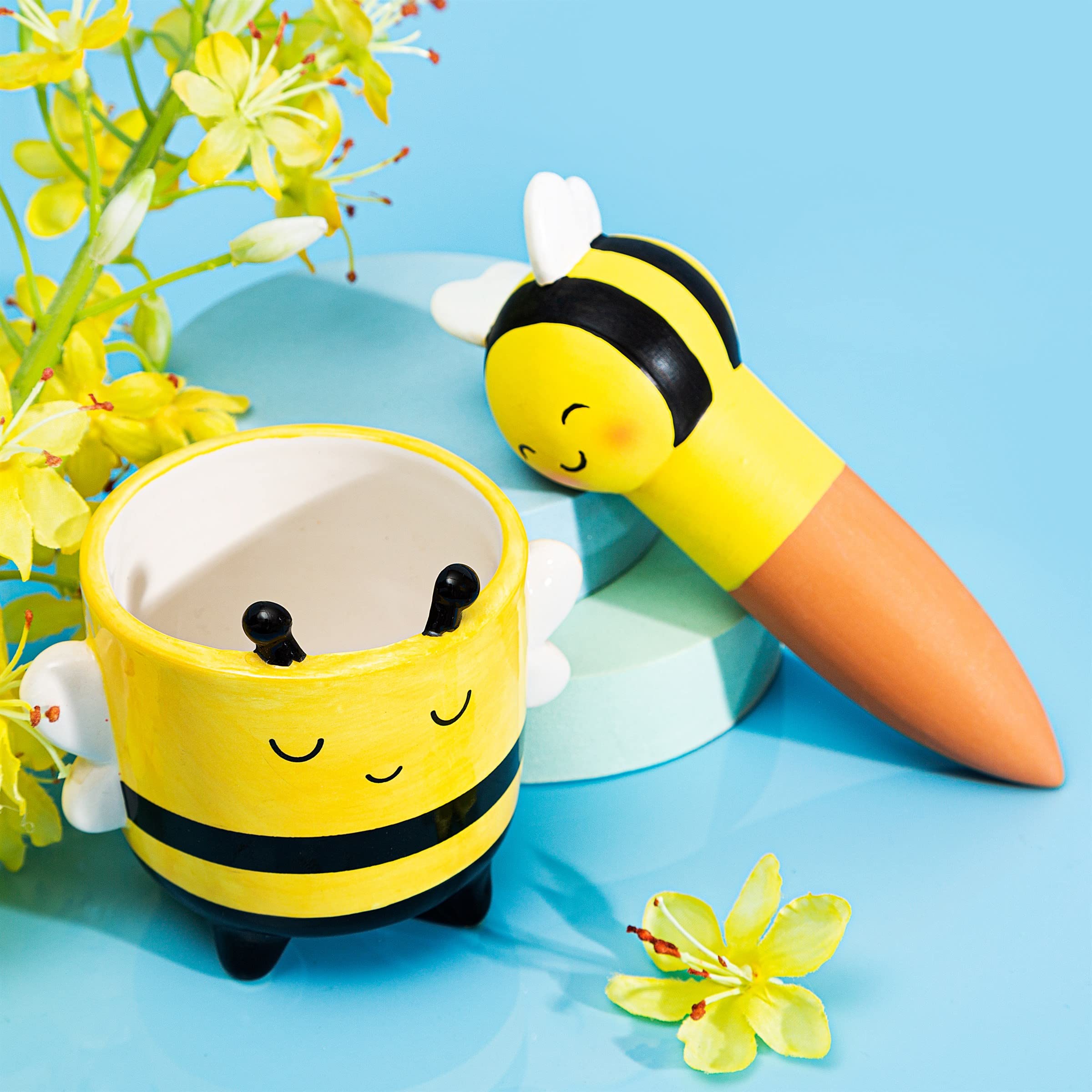 Sass & Belle Bee Watering Spike, Yellow - Image 4