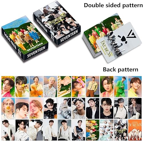 Miniatura 5 de Tarjetas fotográficas Kpop Seventeen, paquete de 4120 unidades, diecisiete álbumes, tarjetas Lomo para colección de felicitación