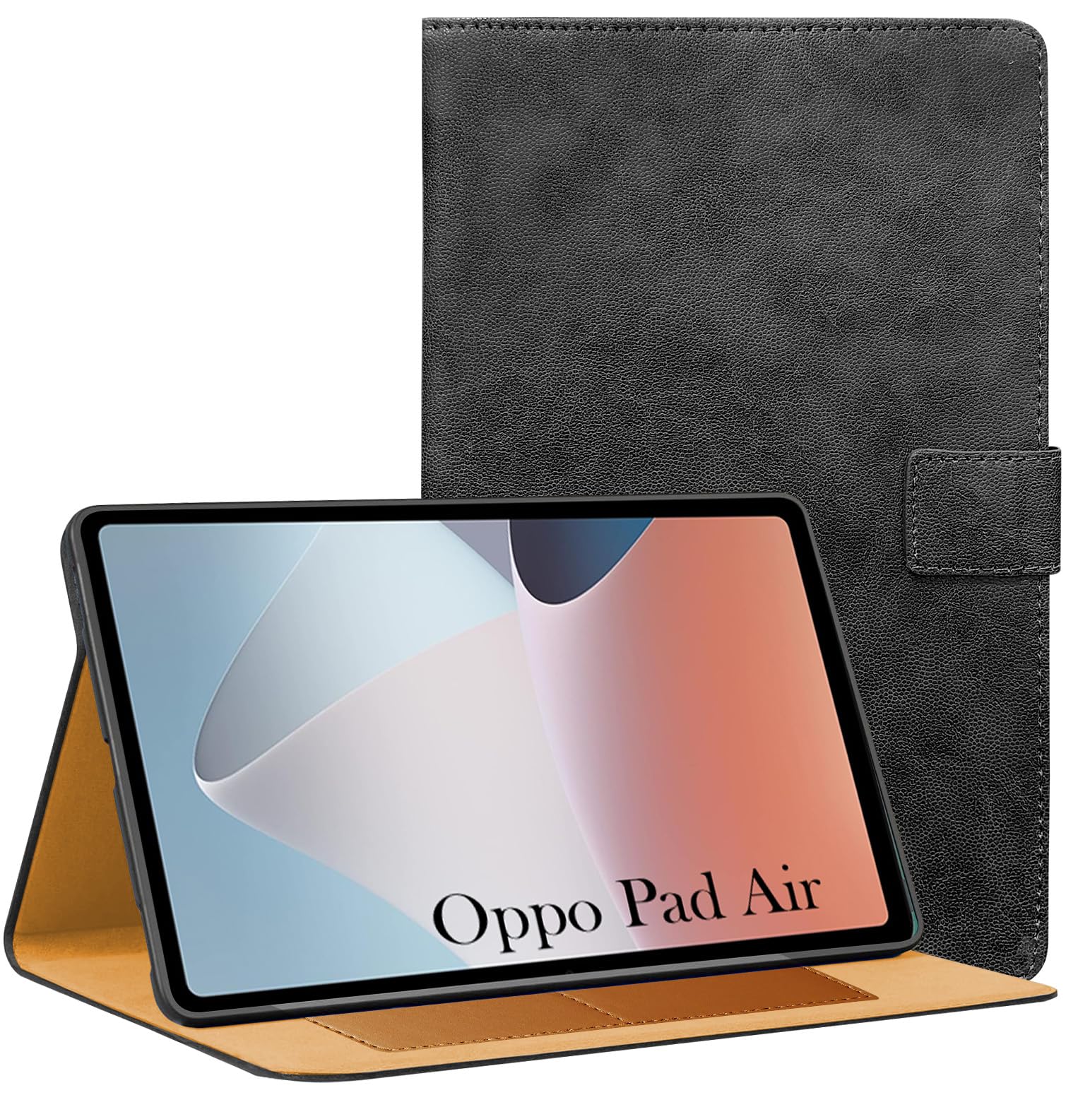 Jkobi Flip Cover Folio Cover for Oppo Pad Air 10 Inch OPD2102/X21N2 (PU Leather | Multi-Angle Smart Stand | Card Storage Slots | Silicone Back Pouch)-image-38