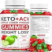 Vista 1 de Keto ACV Gummies Advanced Weight Loss - ACV Keto Gummies Supplement for Women and Men - Metabolism, Detox, Cleanse - Apple Cider Vinegar - Ginger +