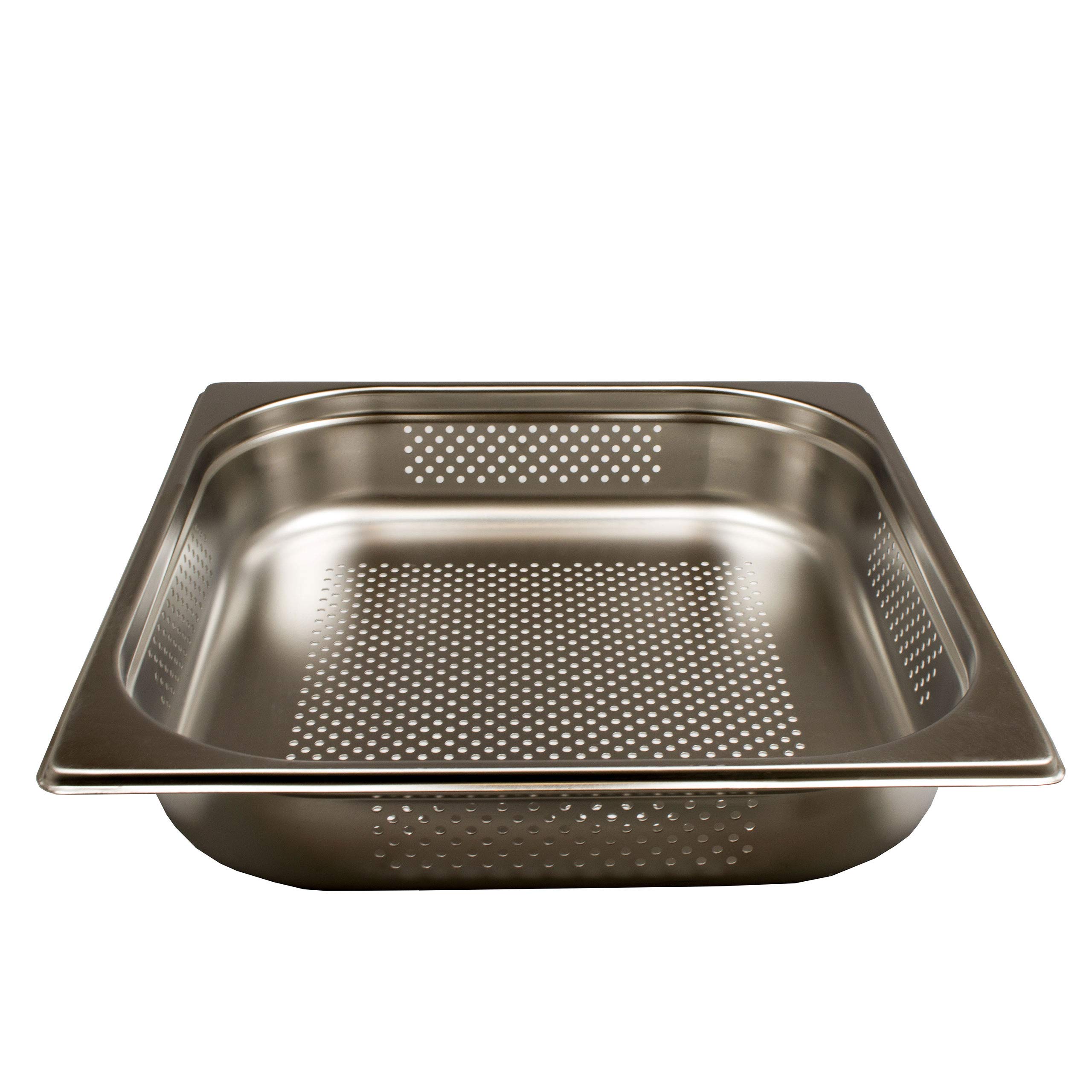 6 piezas Contenedores gastronorm GN 2/3 Contenedores GN acero inoxidable 4 litros profundidad 65mm perforados