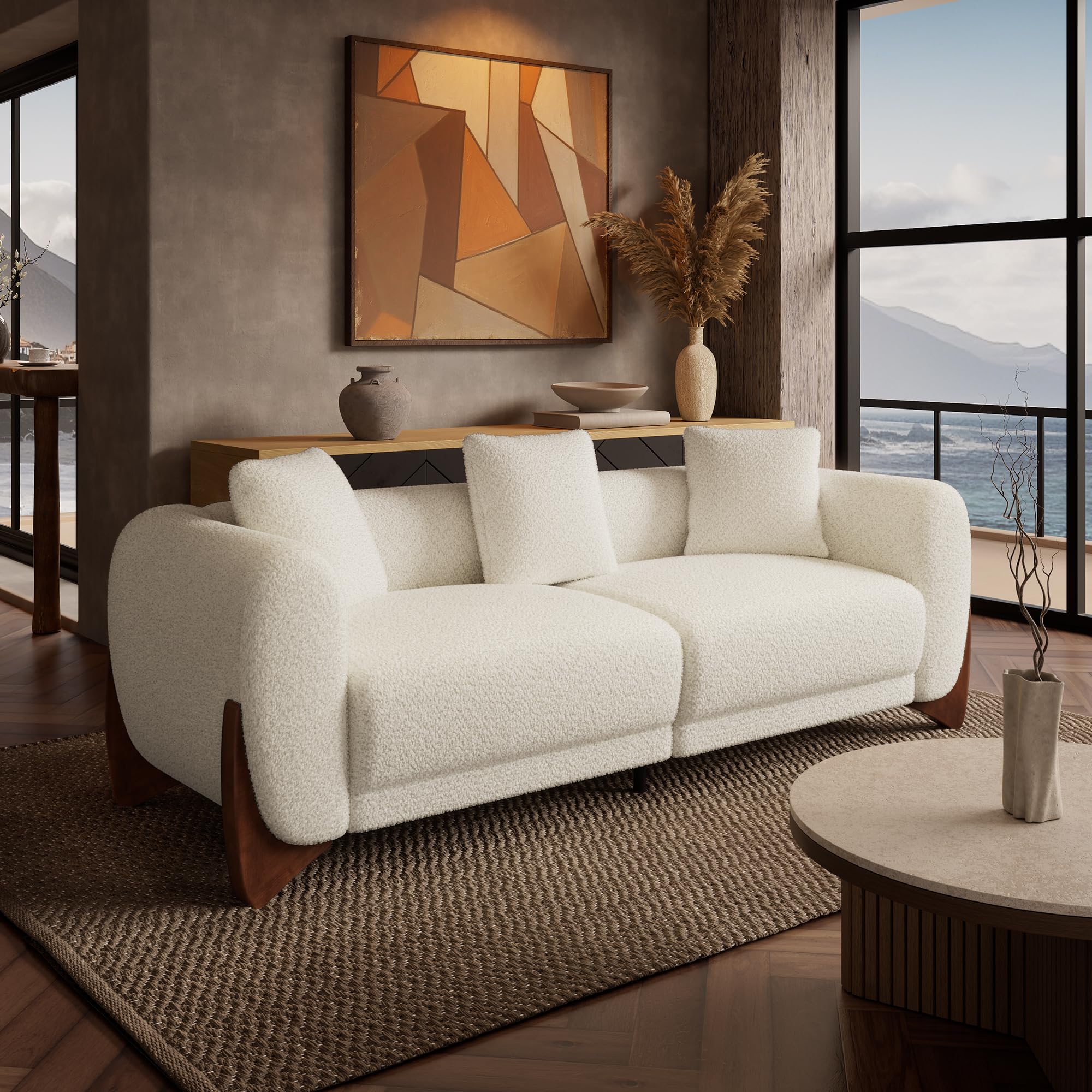 Morden Fort Boucle Sofa