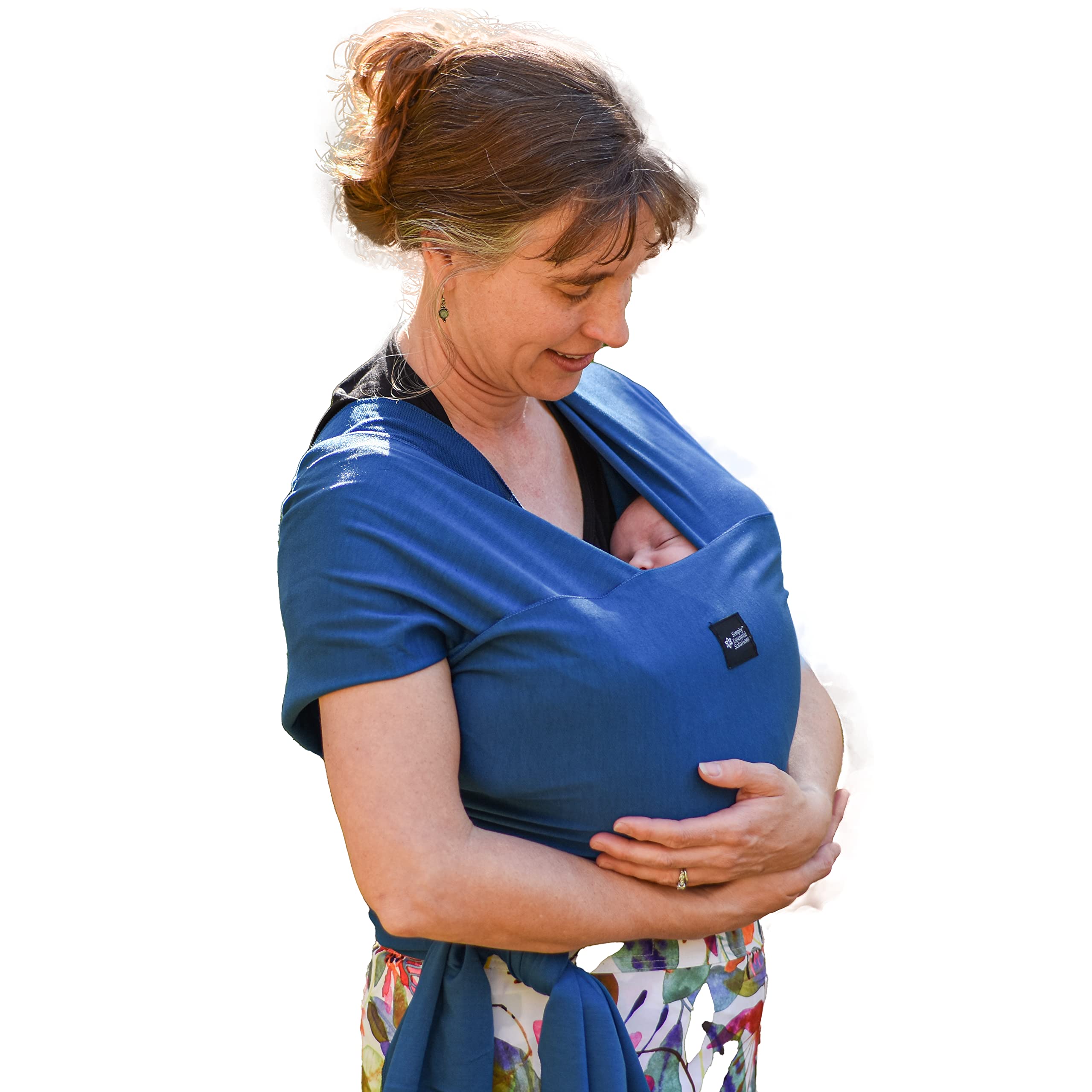 Baby Wrap Carrier Soft, Stretchy, Cotton Baby Wrap, Baby Sling, Nursing Cover Up for use with Newborn-Toddler: Evenly distributes Weight for More