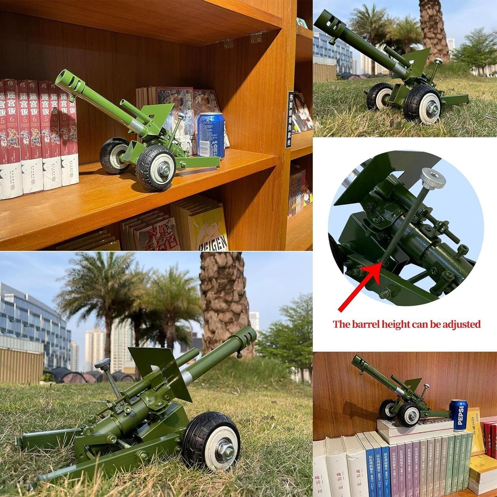 2024Nuovo Cannone Petardo, Modello Cannone Lancia Petardi In Acciaio Inossidabile 304, Modello Artiglieria Italiana Artigianale, Modello Lancia Petardi, Mini Cannone, Ornamenti Da Collezione Di Modell
