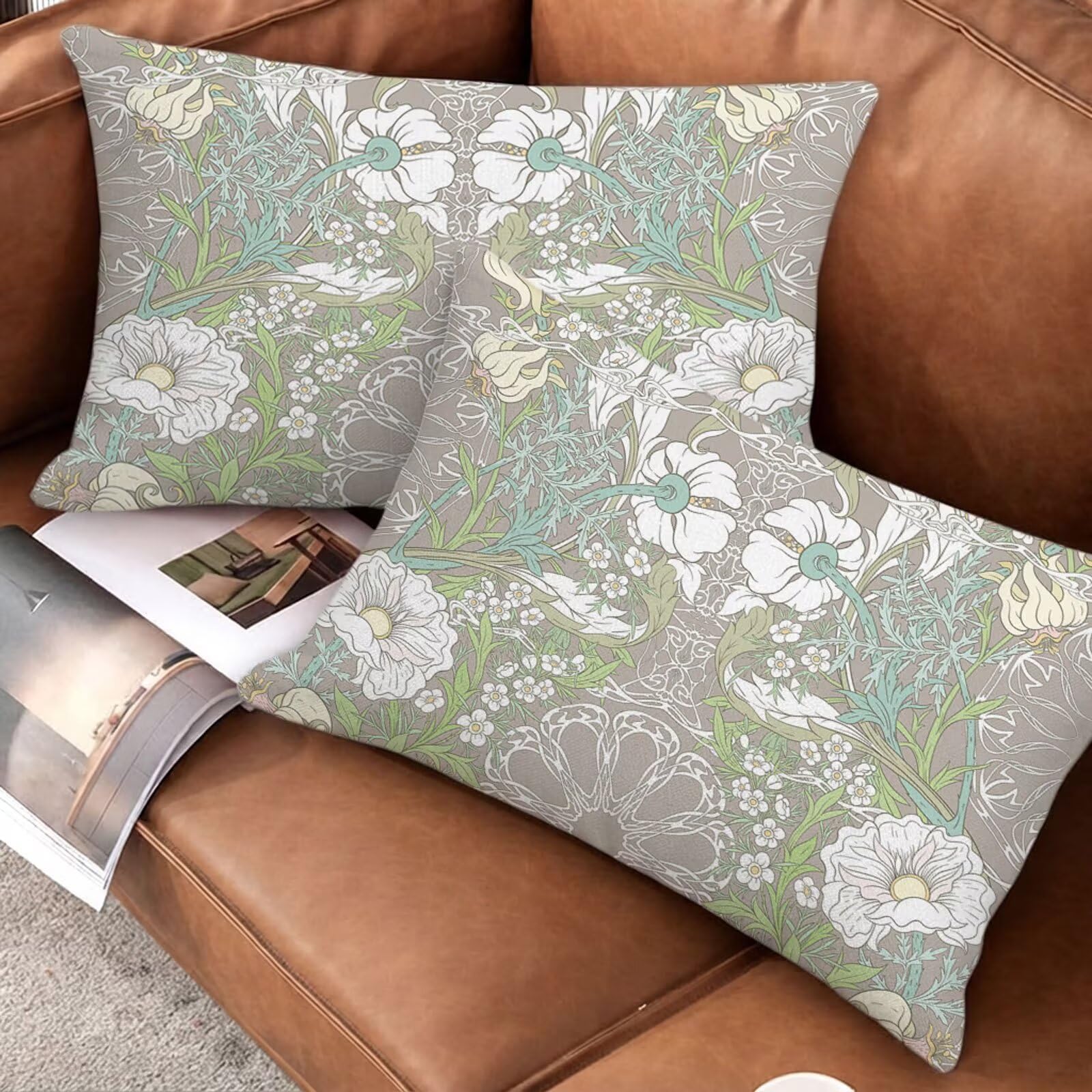 Poszewki na poduszki kwiat retro 60x80 cm poduszki na zewnątrz wodoodporny