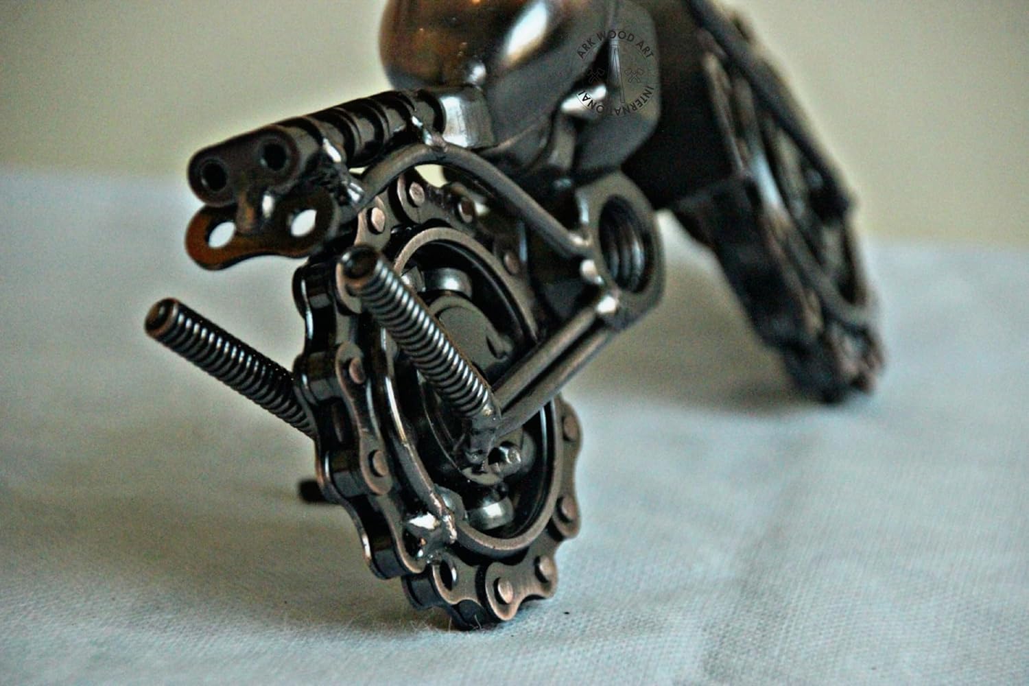 Gift for Man & Woman Moter Cycle Statue Home Living, Handmade Vintage Motor Bike Miniature Decorative Showpiece, Home Decor,Office Decor, Restaurant Decor Bike