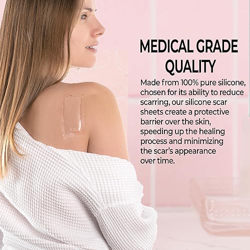 Miniatura 3 de ScarSpa Láminas de silicona para cicatrices, cicatrices de cesárea, cicatrices de cirugía bariátrica, cicatrices de cirugía plástica, cicatrices de