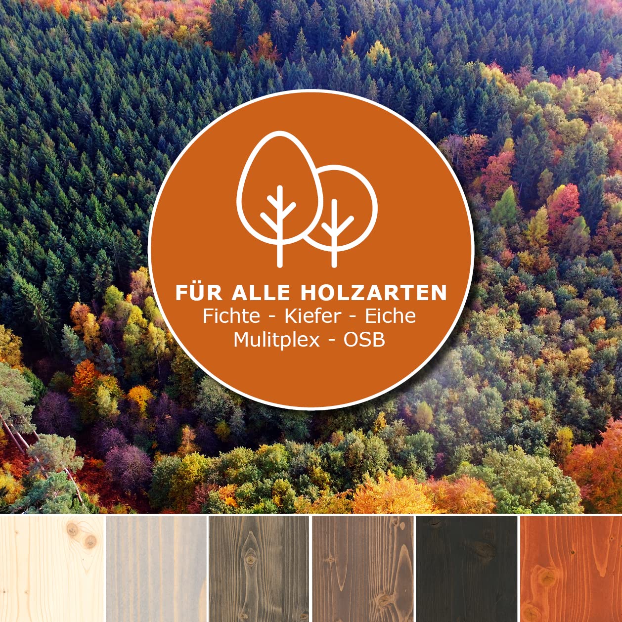 OLI-NATURA Colour Hartwachsöl - 1L, Light White - farbiges Holzöl für Möbel, Treppen, Tische, Türen & mehr - Einfache Anwendung ohne Grundierung