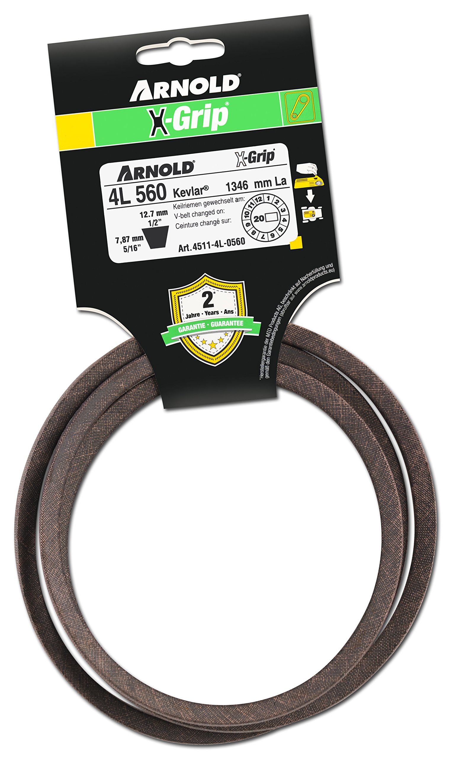 Arnold 4511 4L 0560 4L560 X-Grip V-Belt