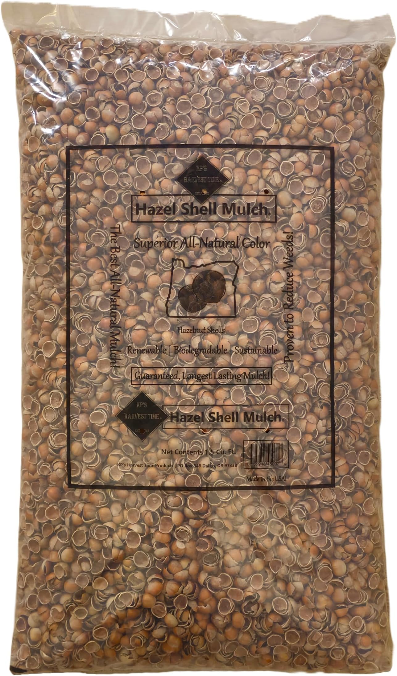 Amazon.com : Hazel Shell Mulch Amendment Product - 1.5 Cubic Foot ...
