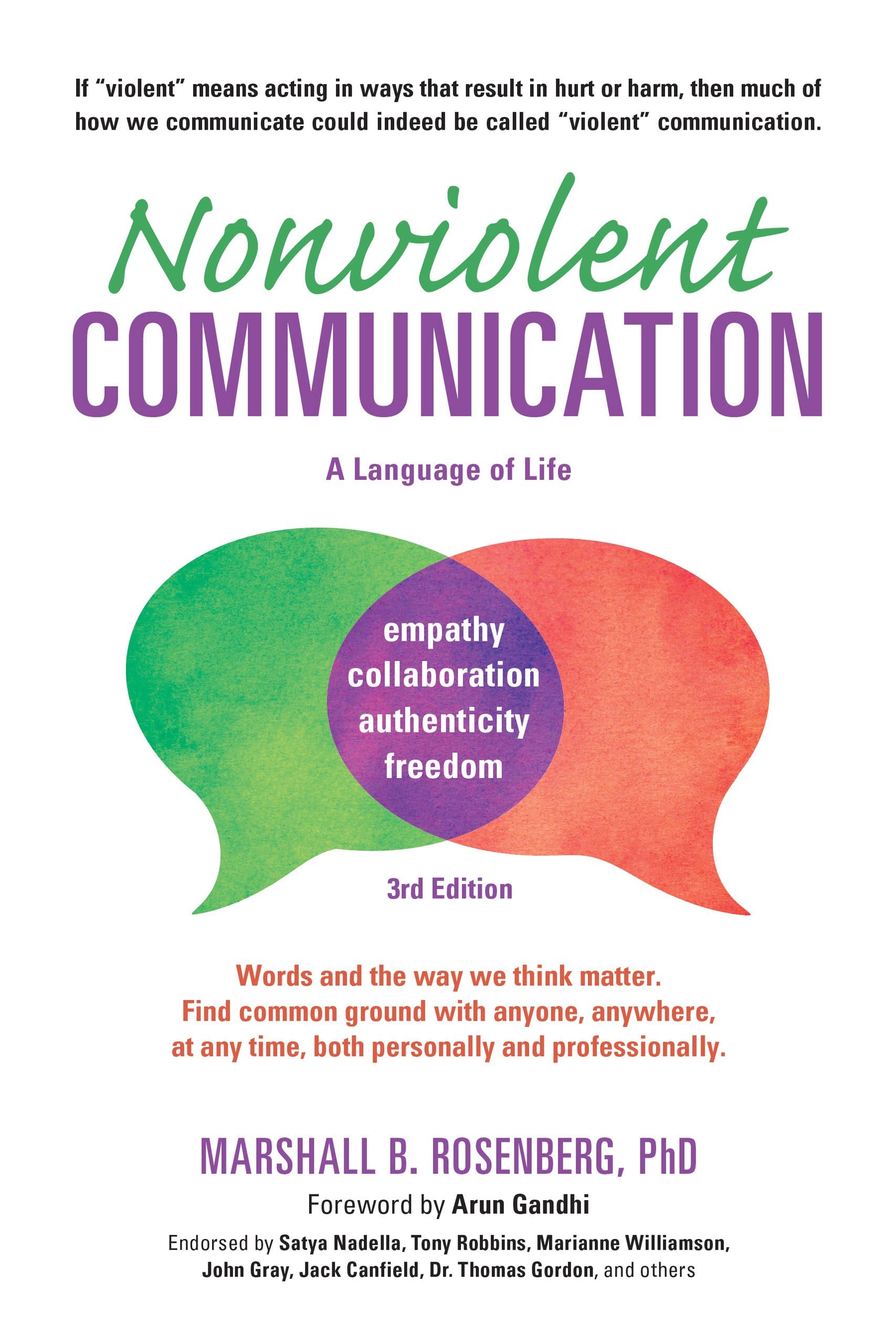 Nonviolent Communication: A Language of Life: Life-Changing Tools for Healthy Relationships (Nonviolent Communication Guides)