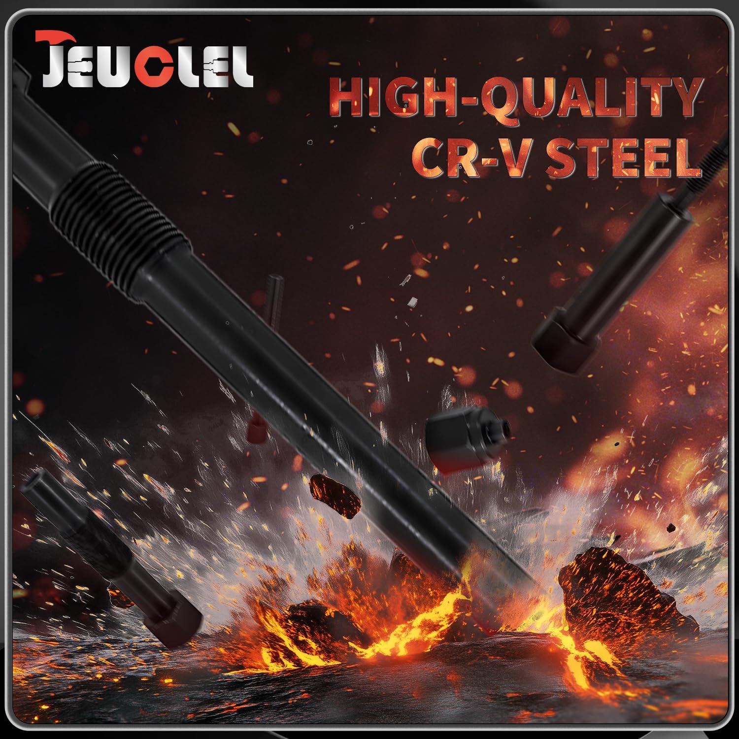 22PCS Universal Glow Plug Removal Tool Kit, Glow Plug Electrodes Removal Tool for M8 & M10, Drilling Tapping Extractor Small Engine Repair Automotive Puller Extraction Sets