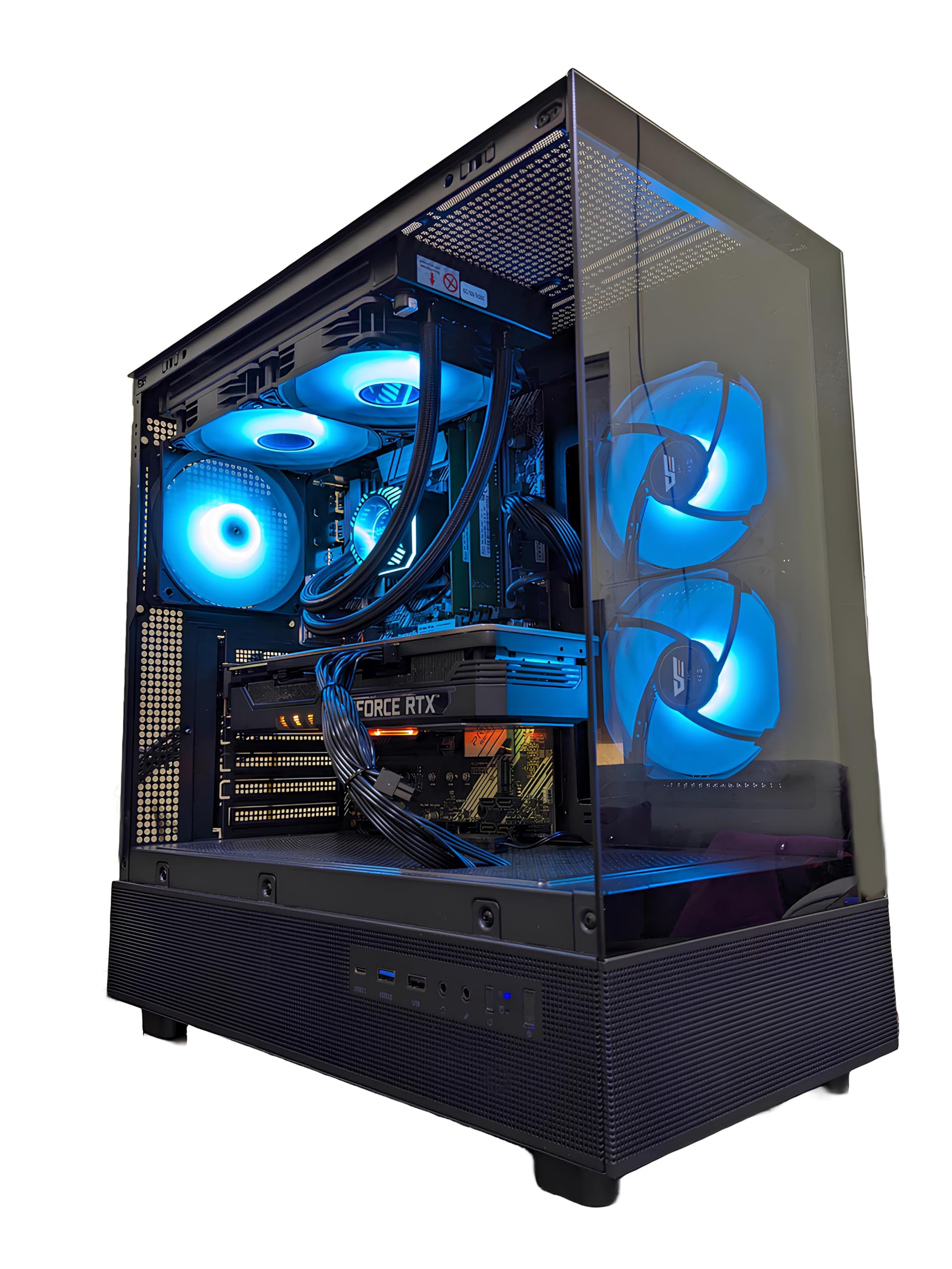 GAMING PC RYZEN 7 5700x | NVIDIA RTX 3080 10GB DDR6X | 32GB DDR4 RAM 3200MHZ | 1TB NVME GEN 3X4 | 240mm Liquid Cooler| Windows 11 Pro| DS900 BLACK Computer Case | WIFI READY