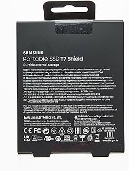 Amazon | Samsung T7 シールド ポータブル SSD 1TB - USB 3.2 Gen.2 外
