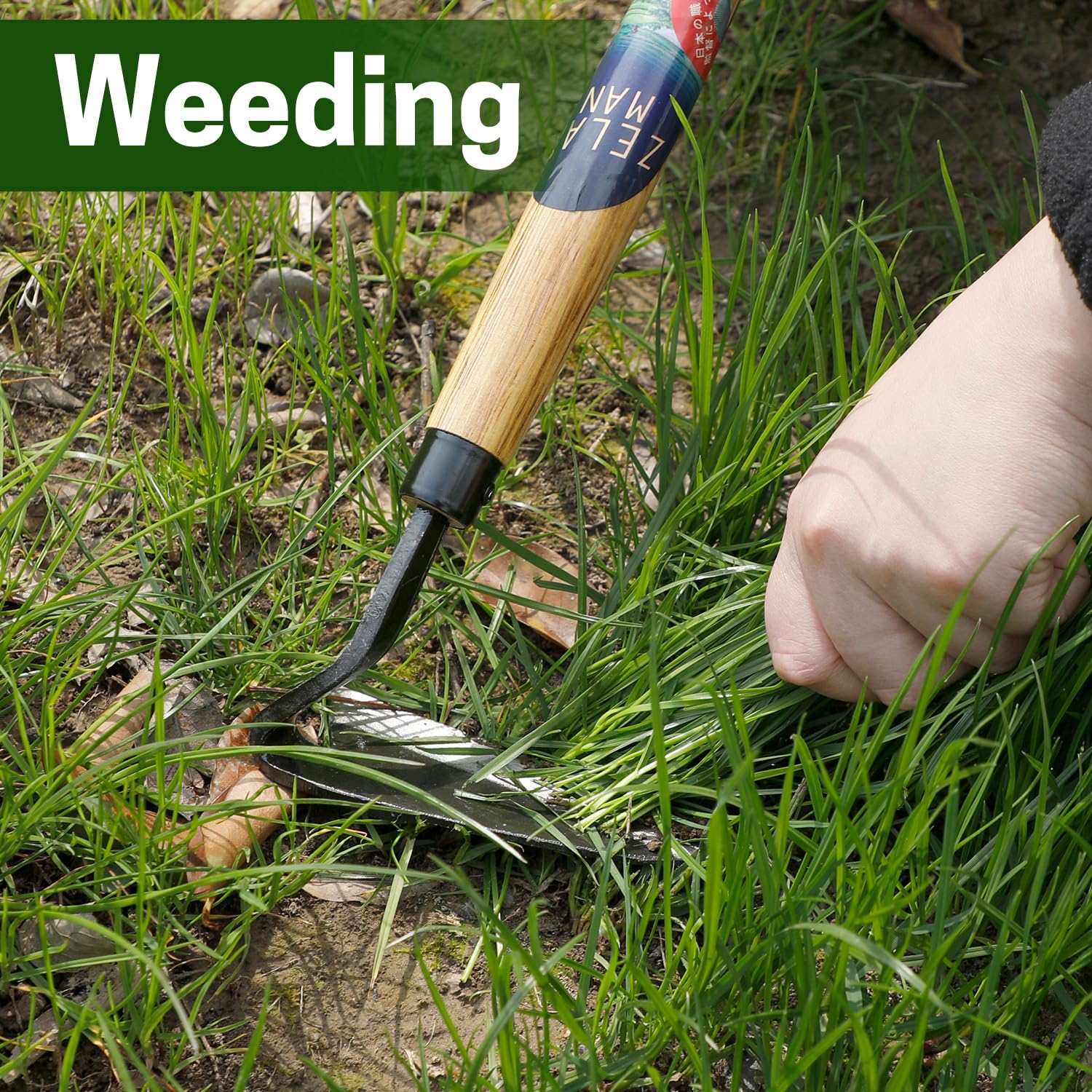 Amazon.co.jp: ZELARMAN 日本製 草刈 鎌 手鍬 鎌 ガーデン 手除草