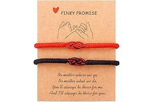 Matching Pinky Promise Bracelets: A Symbol of Unwavering Connection for Couples