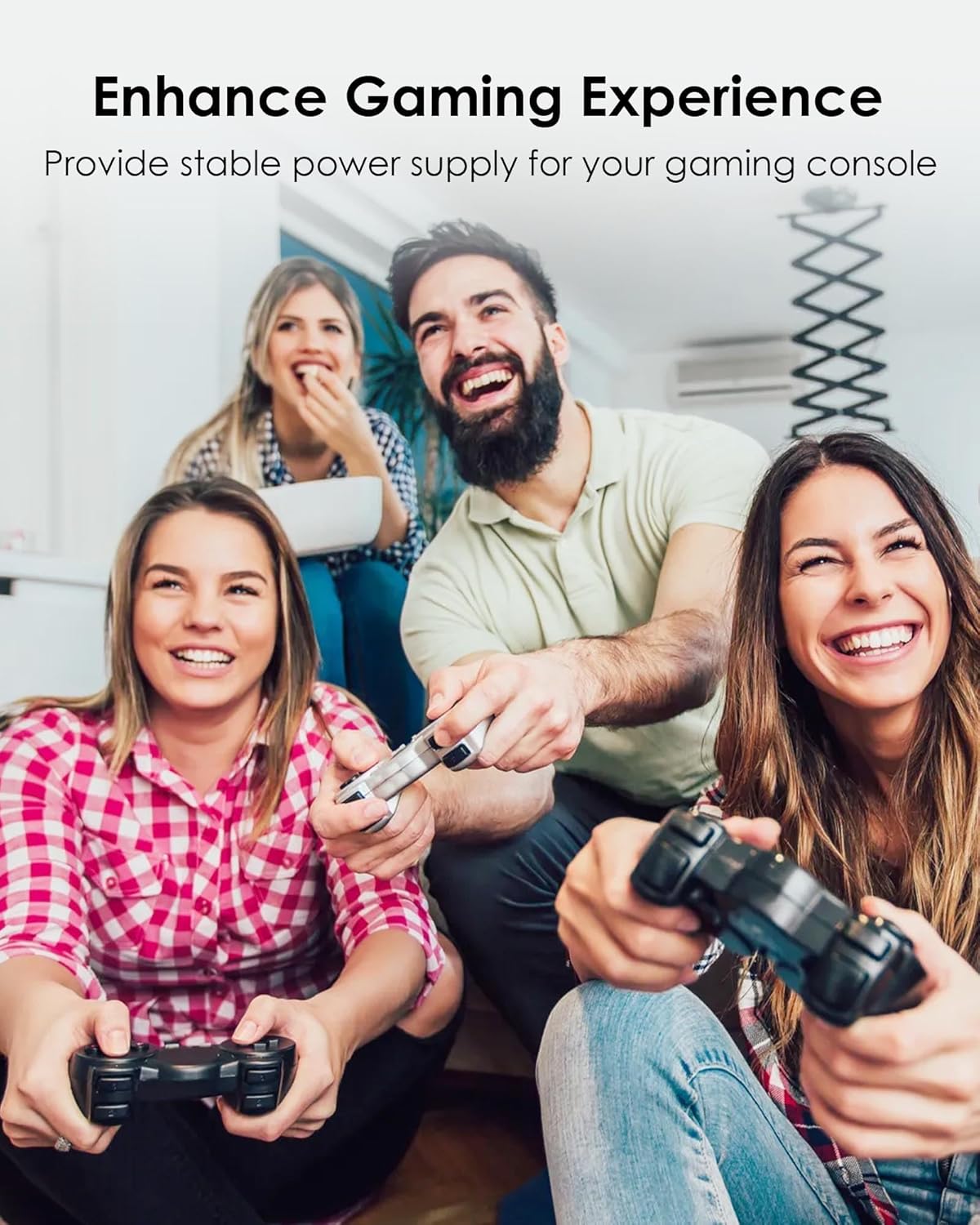 Internal Power Supply Replacement Fits for Xbox Series S Game Console builtin Power Supply, 100-240V AC Adapter Brick with Power Cord