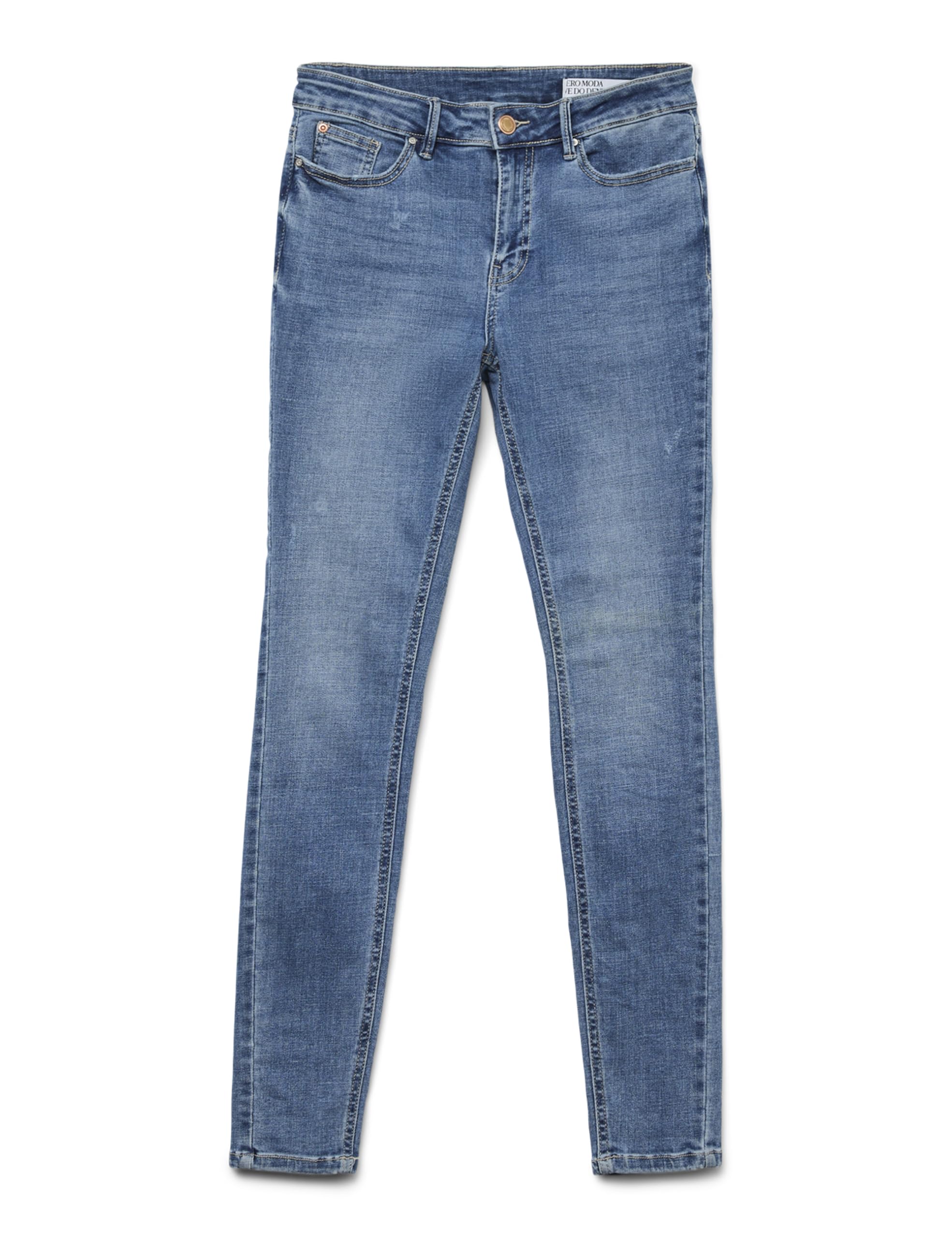 VERO MODA Women's Jeans, Medium Blue (Medium Blue Denim), M / 32L