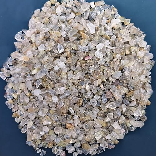 Miniatura 4 de SACKORANGE Piedras de cristal rosa de 2 libras de piedra triturada de cuarzo con forma irregular para plantas, cactus y suculentas, relleno de