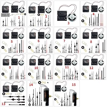 Amazon.co.jp: 精密 12888 時計ムーブメント 金属時計メカニズム