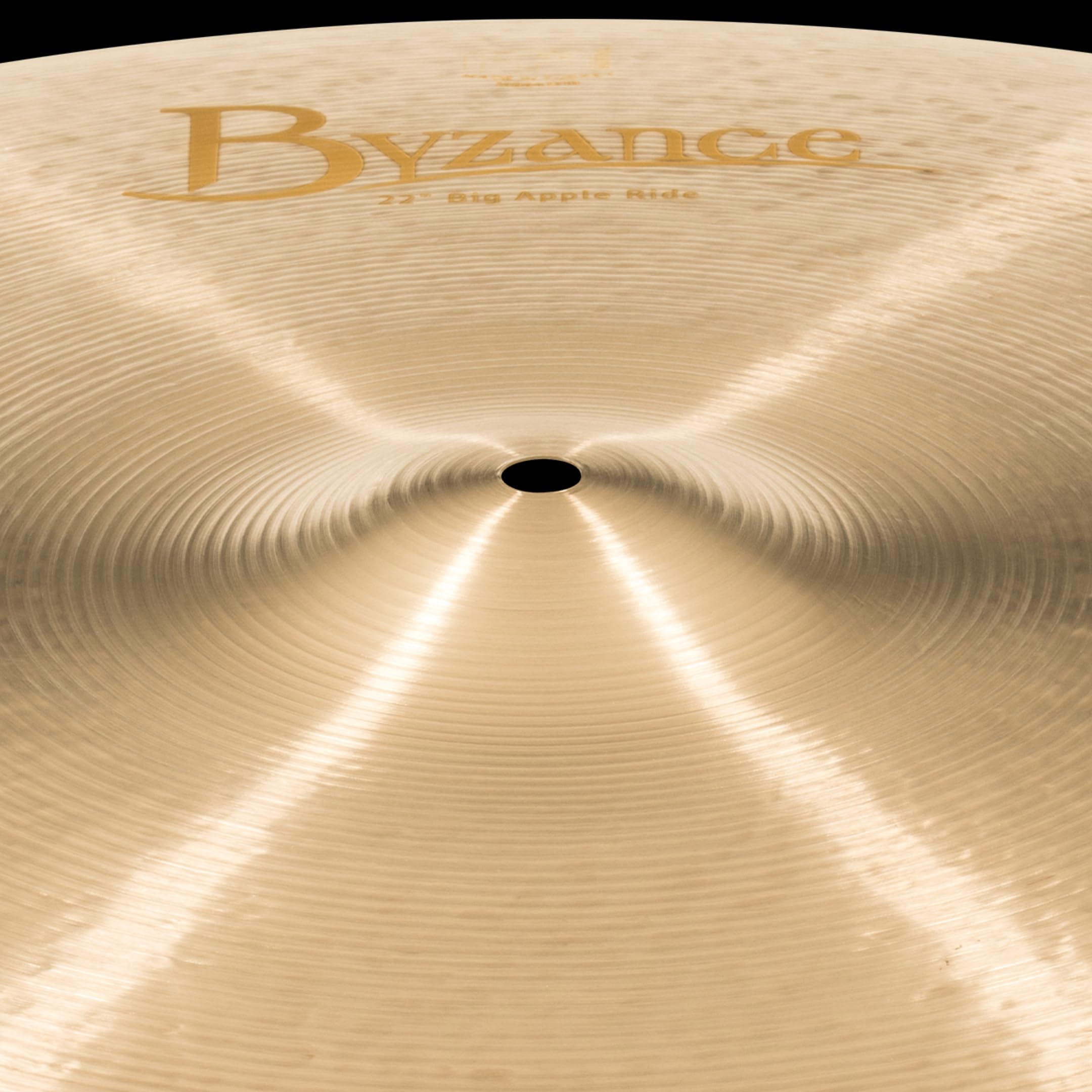 Meinl Cymbals Byzance Jazz Cymbale Big Apple Ride 22 pouces (55,88cm) pour Batterie – Bronze B20, Finition Traditionnelle (B22JBAR)
