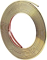 Vista 1 de Gaahing Moldeo de despegar y pegar de 16.4 pies y moldura de pared, tira decorativa flexible y autoadhesiva para azulejos, espejos, techo, piso