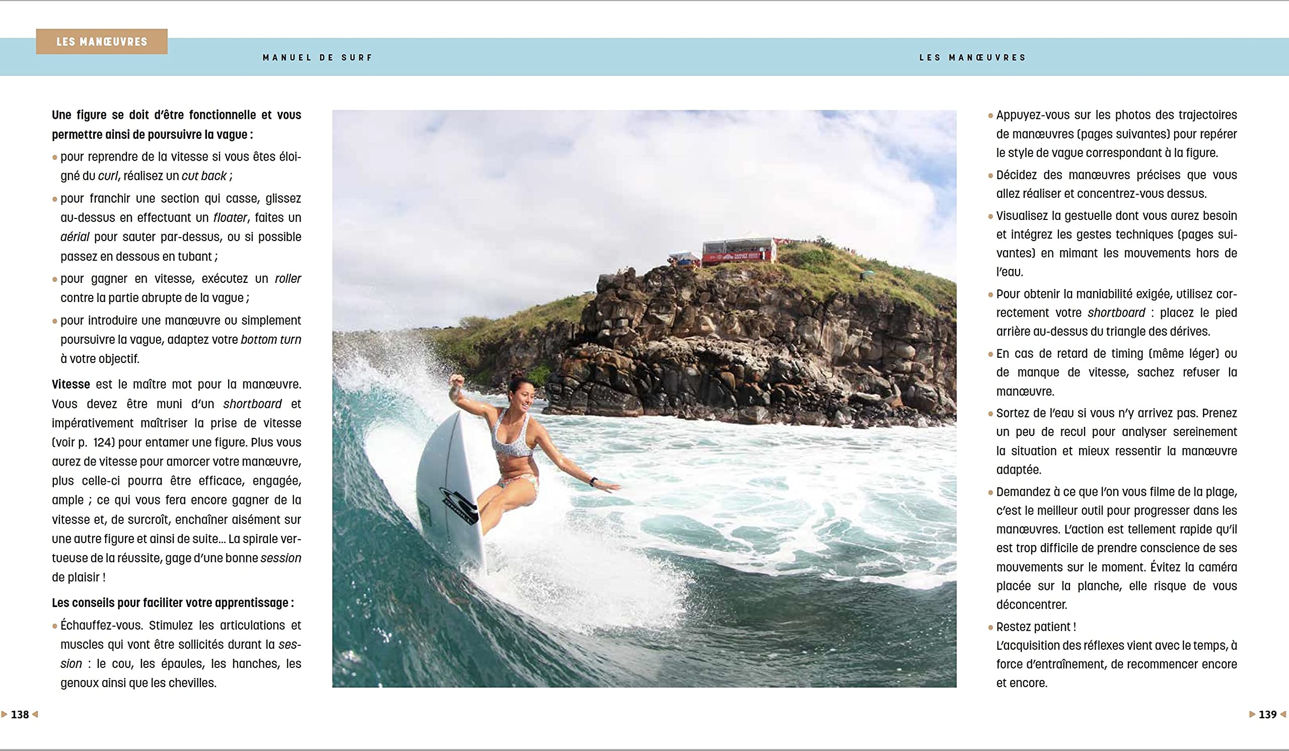 Manuel de surf: Connaissance du milieu - Technique et apprentissage