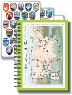 ProStickersUSA Adventures Go On. The Full COLOR book 2026 (size 6x9) is a guide to the national parks of the United States of America National Attractions of the USA