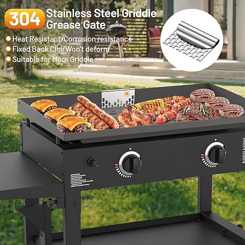 Miniatura 3 de Blackstone Kit de accesorios para parrilla, 8 piezas de accesorios para parrilla plana para Blackstone y chef de campamento, herramientas de plancha