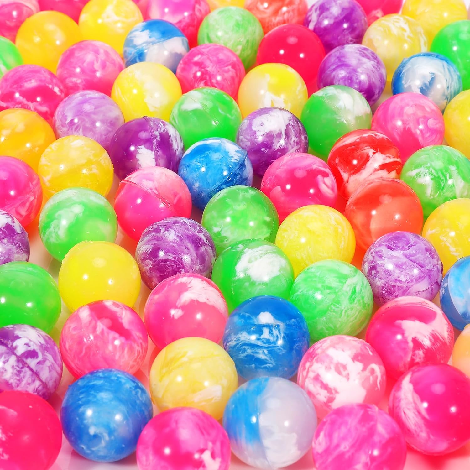 Loccmat 100 Pcs Small Bouncy Balls Bulk,Rubber High