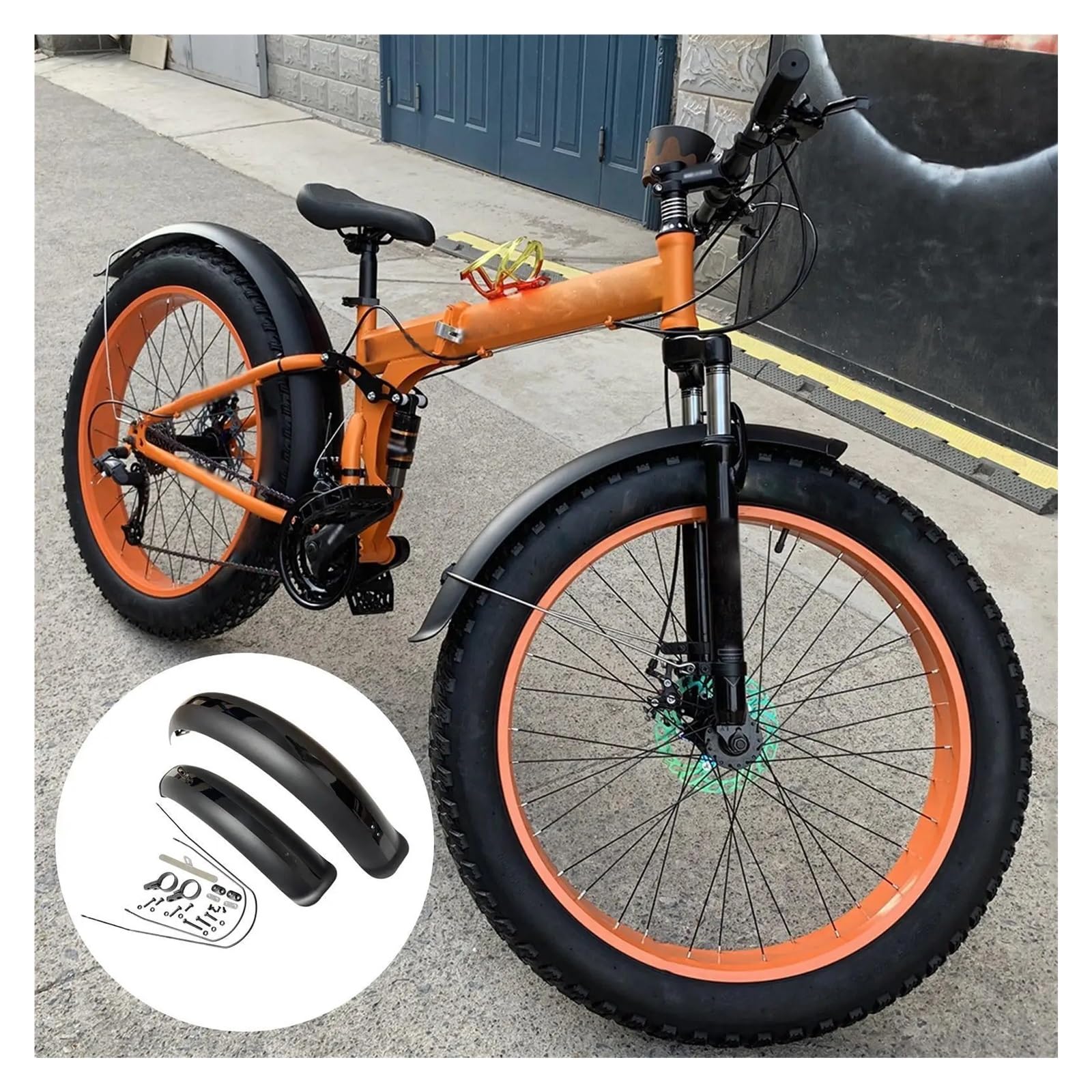 Schutzblech vorne und hinten für Fahrrad, Ersatzteile für Mountainbikes, Strandräder, Ausrüstung