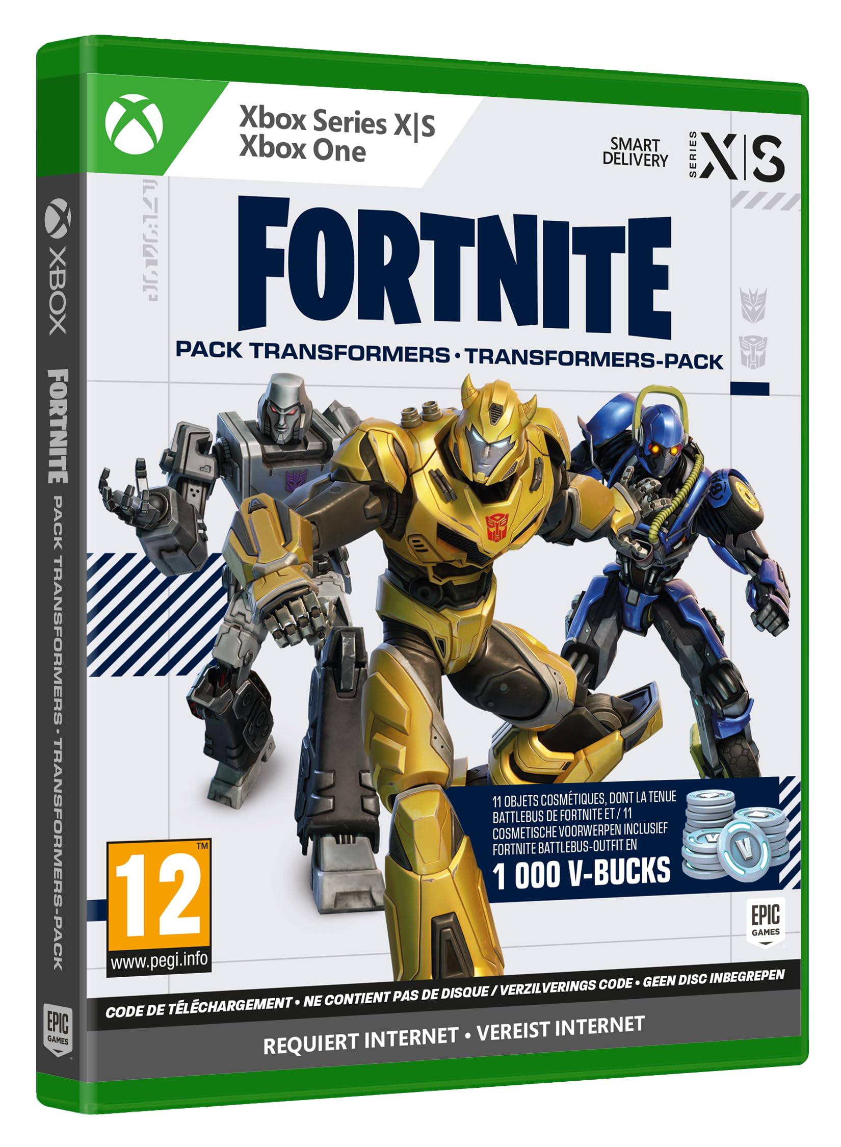 Amazon.com: Fortnite - Pack Transformers (Code-in-a-box) : Video Games